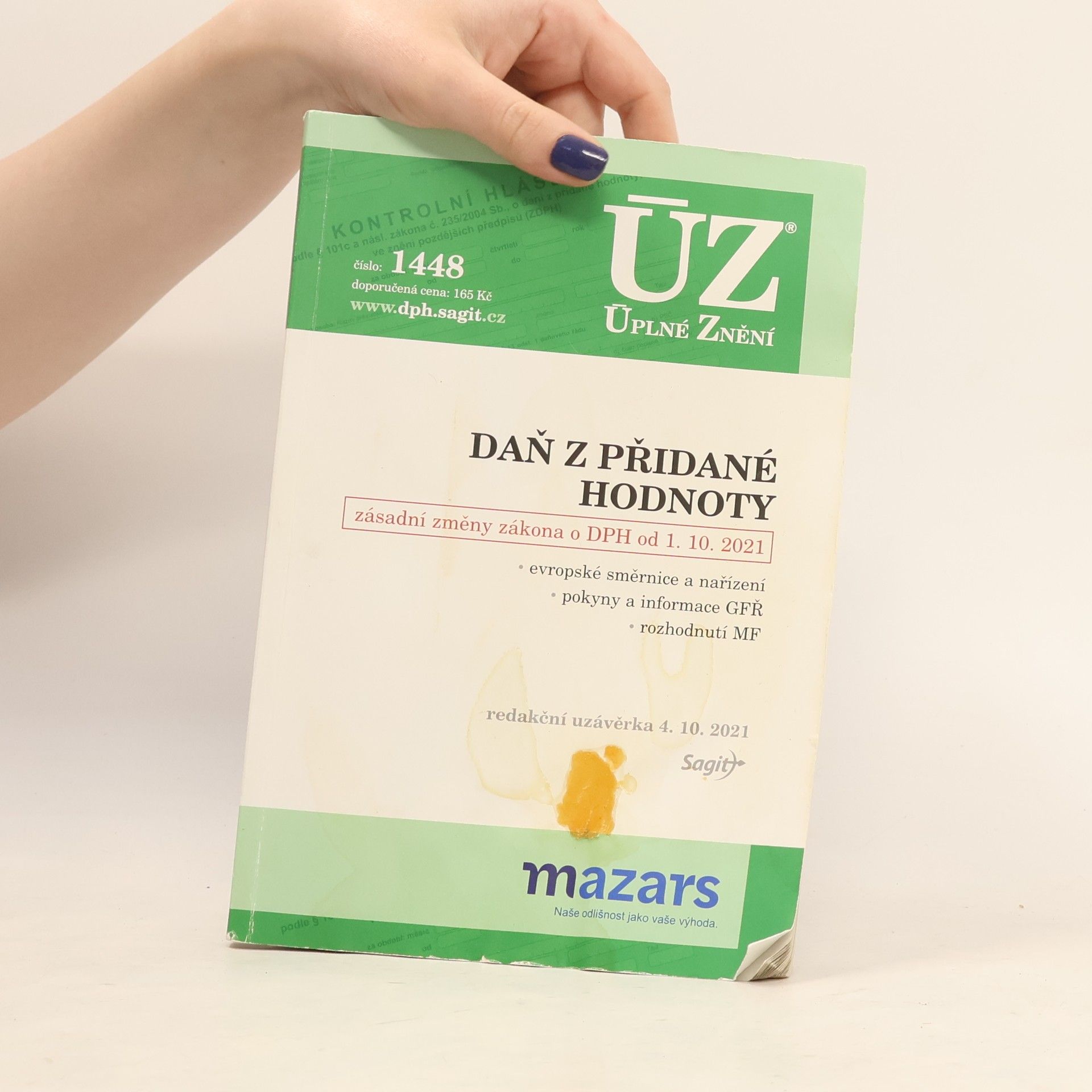 Autorenkollektiv ÚZ 1448 Daň z přidané hodnoty