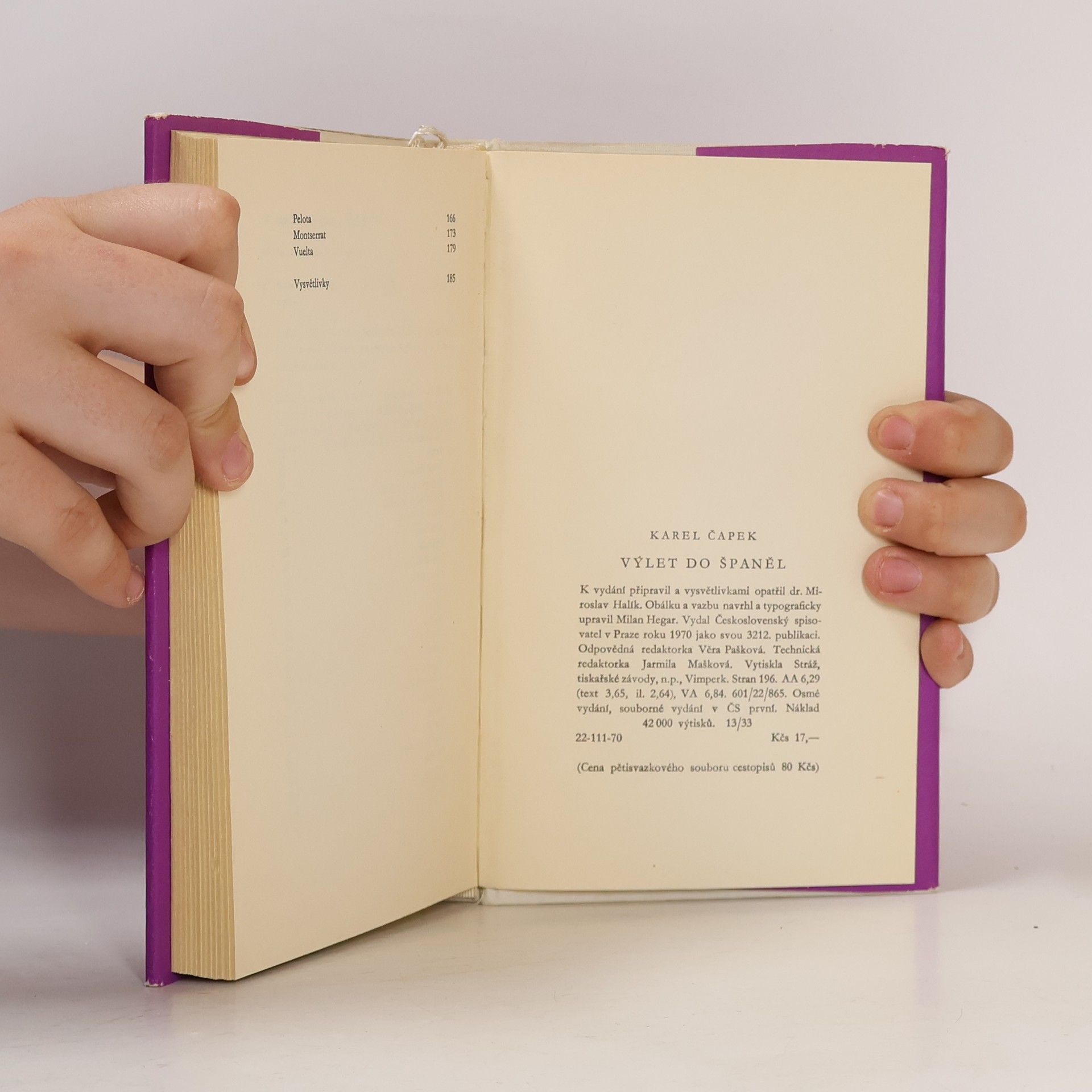 Karel Čapek Výlet do Španěl