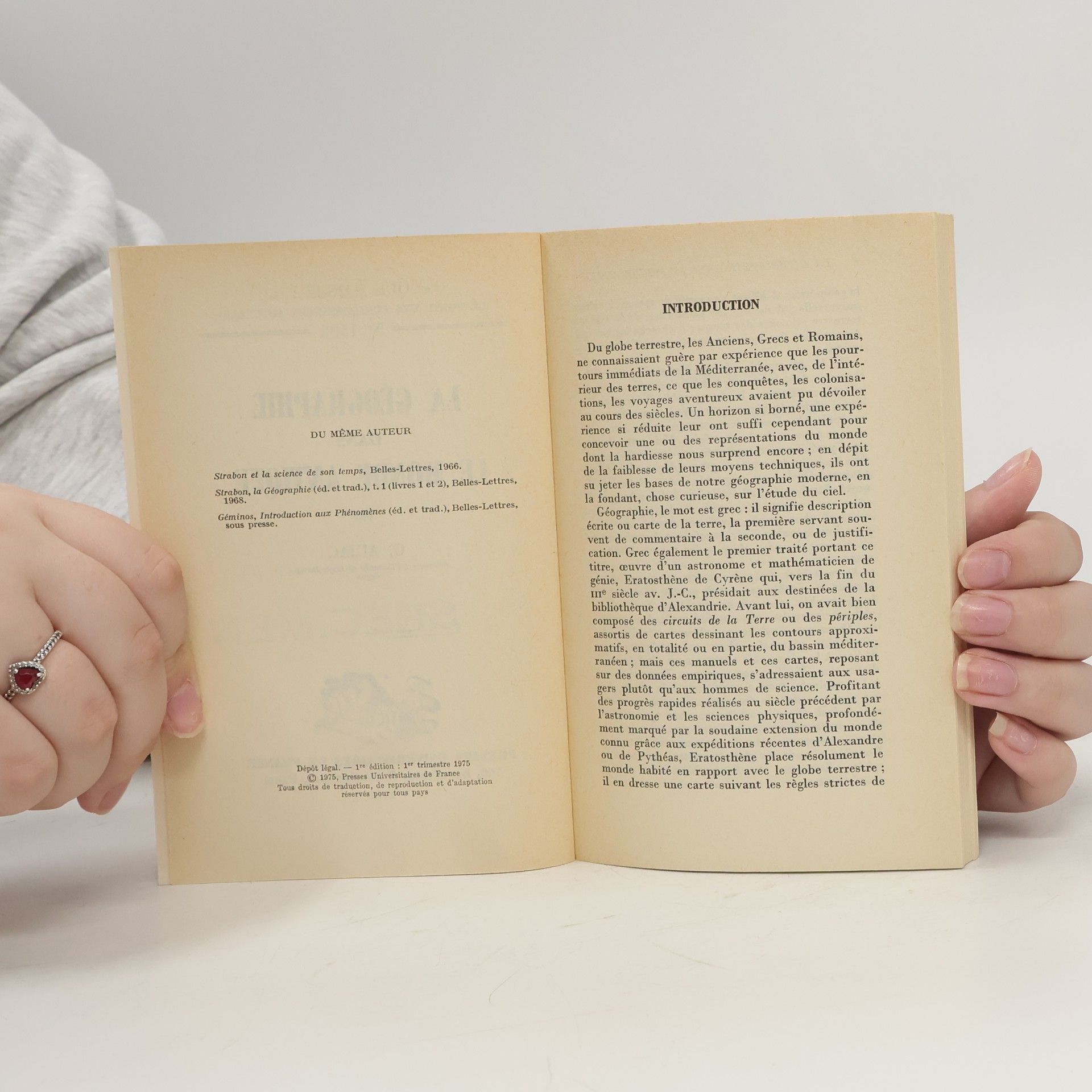 Germaine Aujac La géographie dans le monde antique