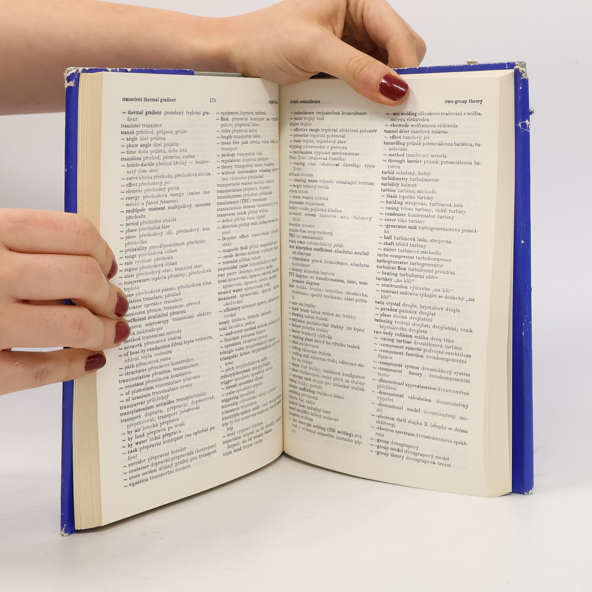 Autorenkollektiv Anglicko-český a česko-anglický slovník z oboru jaderná fyzika a jaderná technika