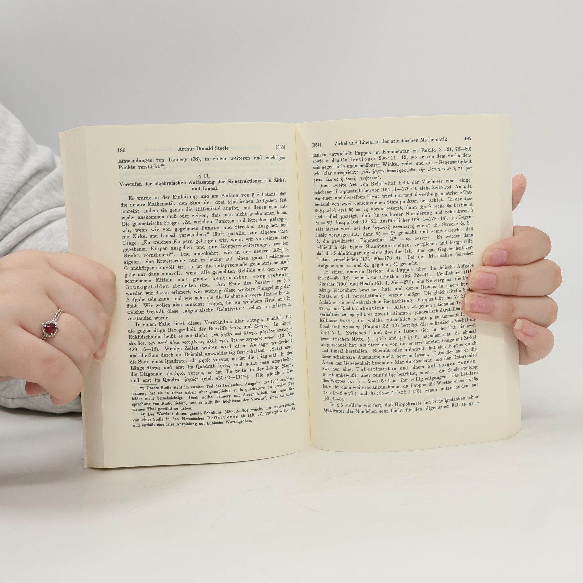 Oskar Becker Zur Geschichte der griechischen Mathematik