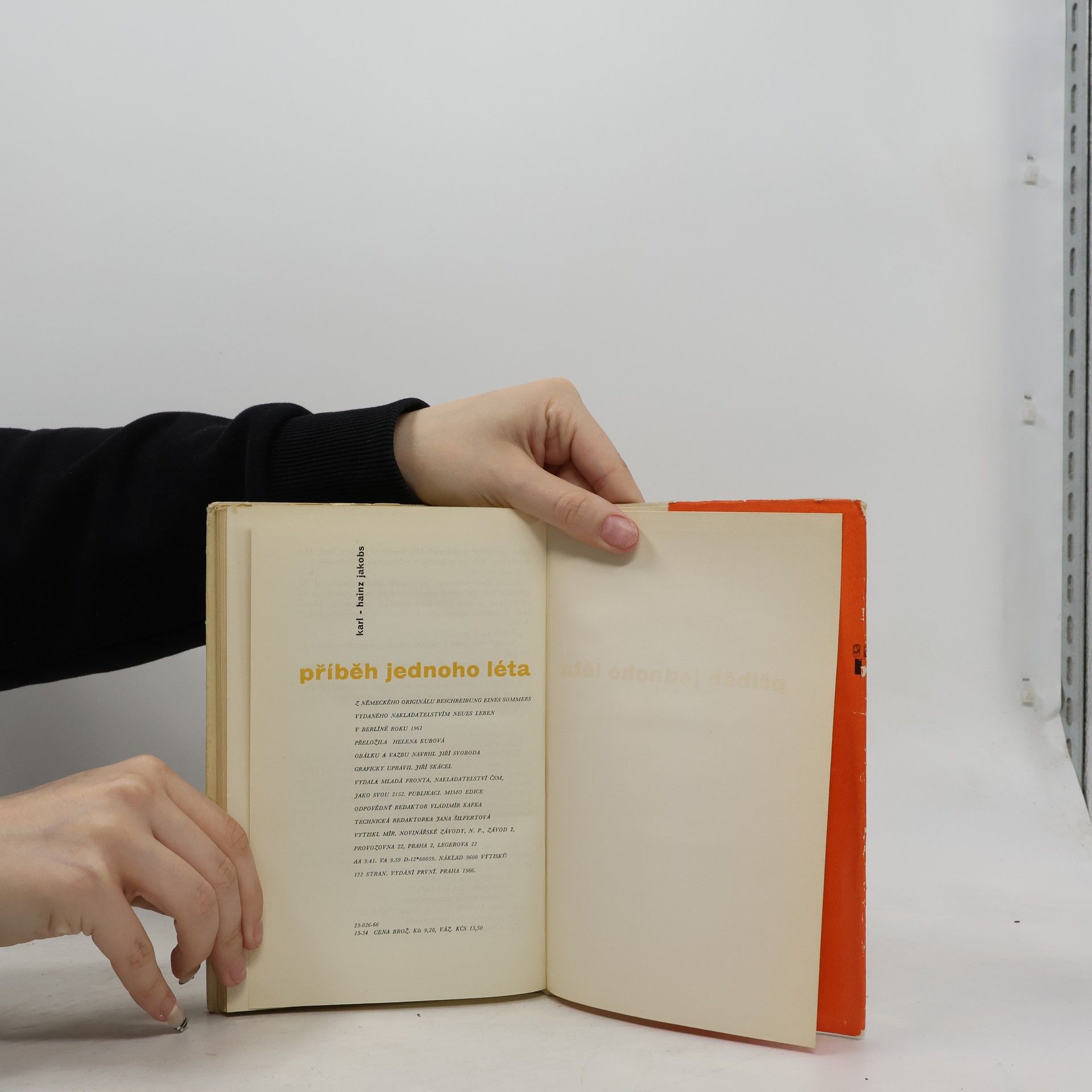 Karl Heinz Jakobs Příběh jednoho léta