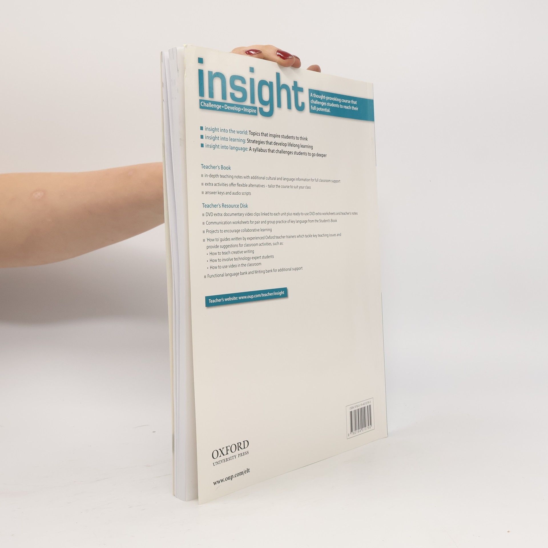 Katherine Stannett Insight Upper Intermediate Teacher's Book with Teacher's Resource Disc