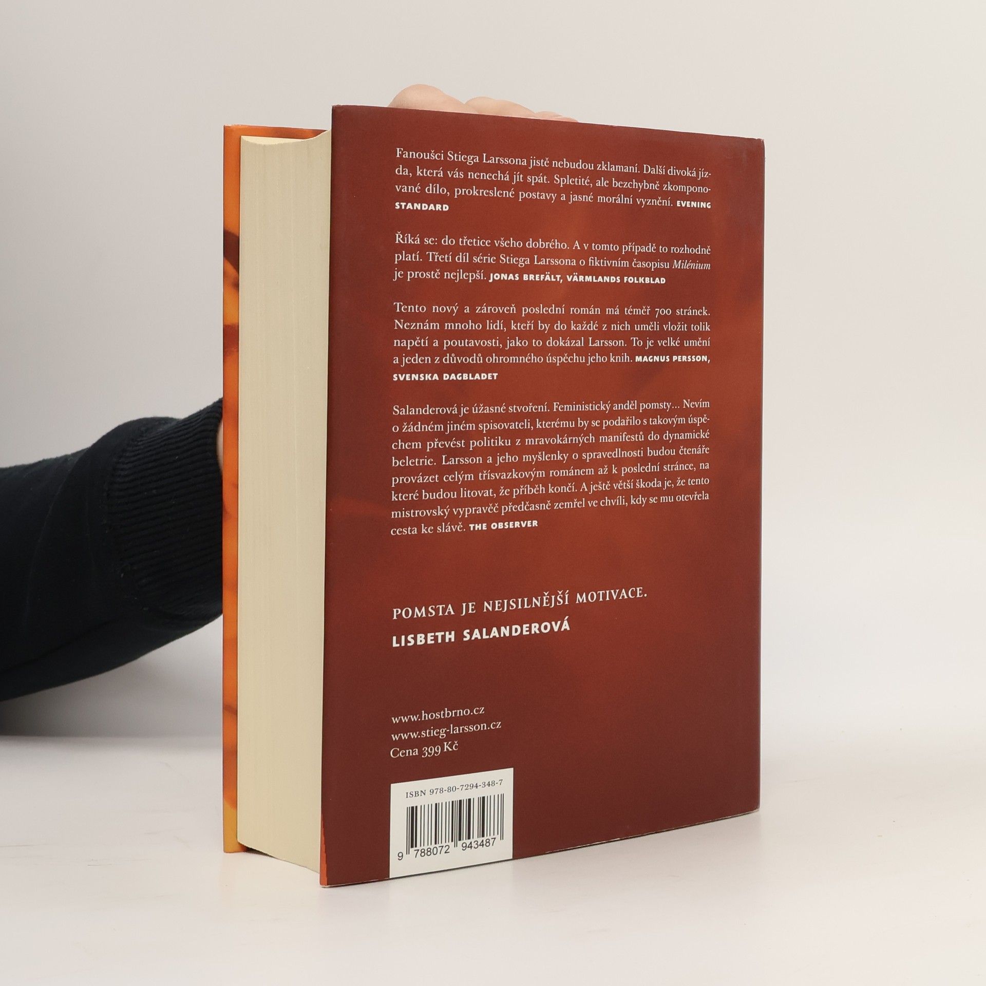 Stieg Larsson Dívka, která kopla do vosího hnízda
