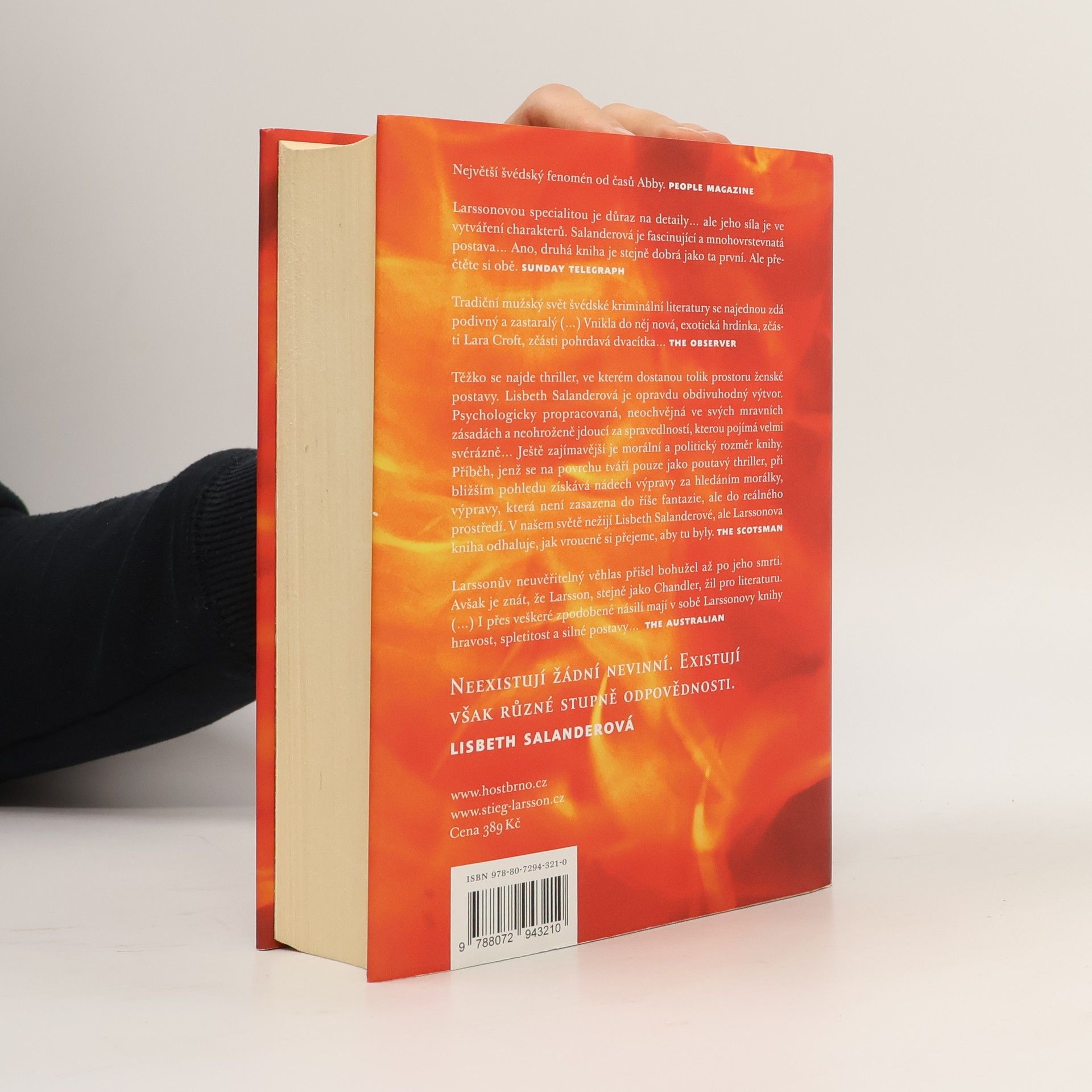Stieg Larsson Dívka, která si hrála s ohněm
