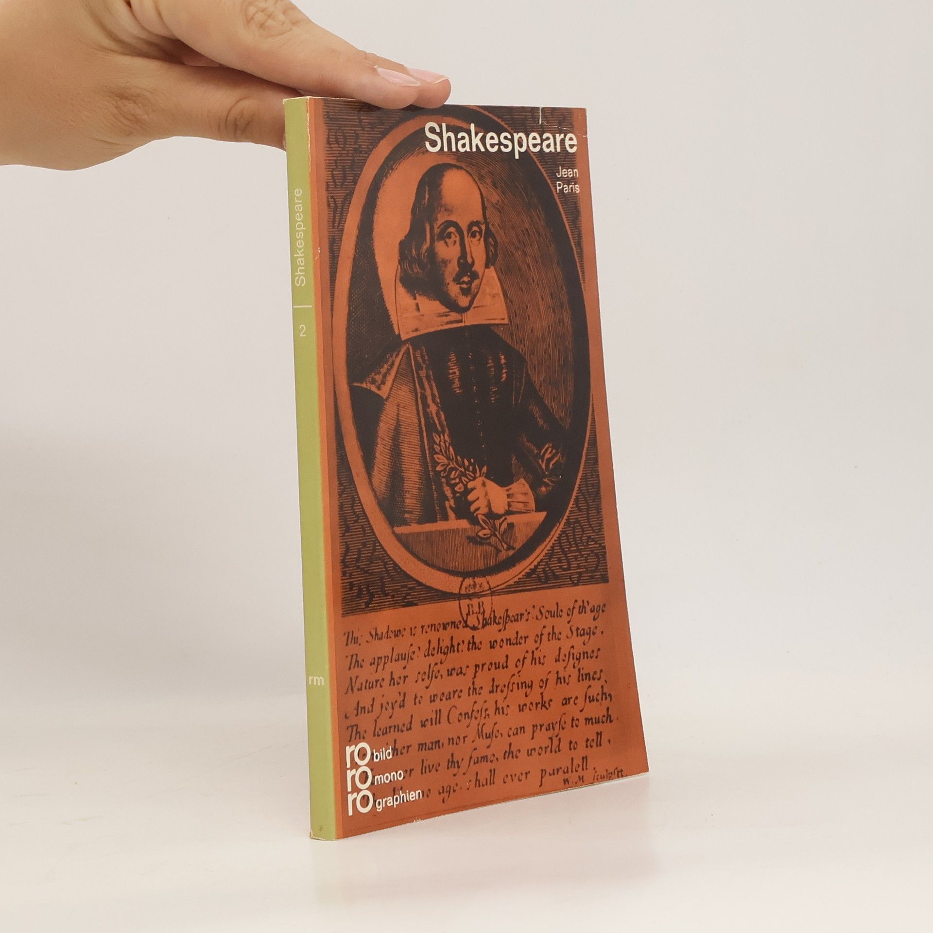 Jean Paris William Shakespeare in Selbstzeugnissen und Bilddokumenten