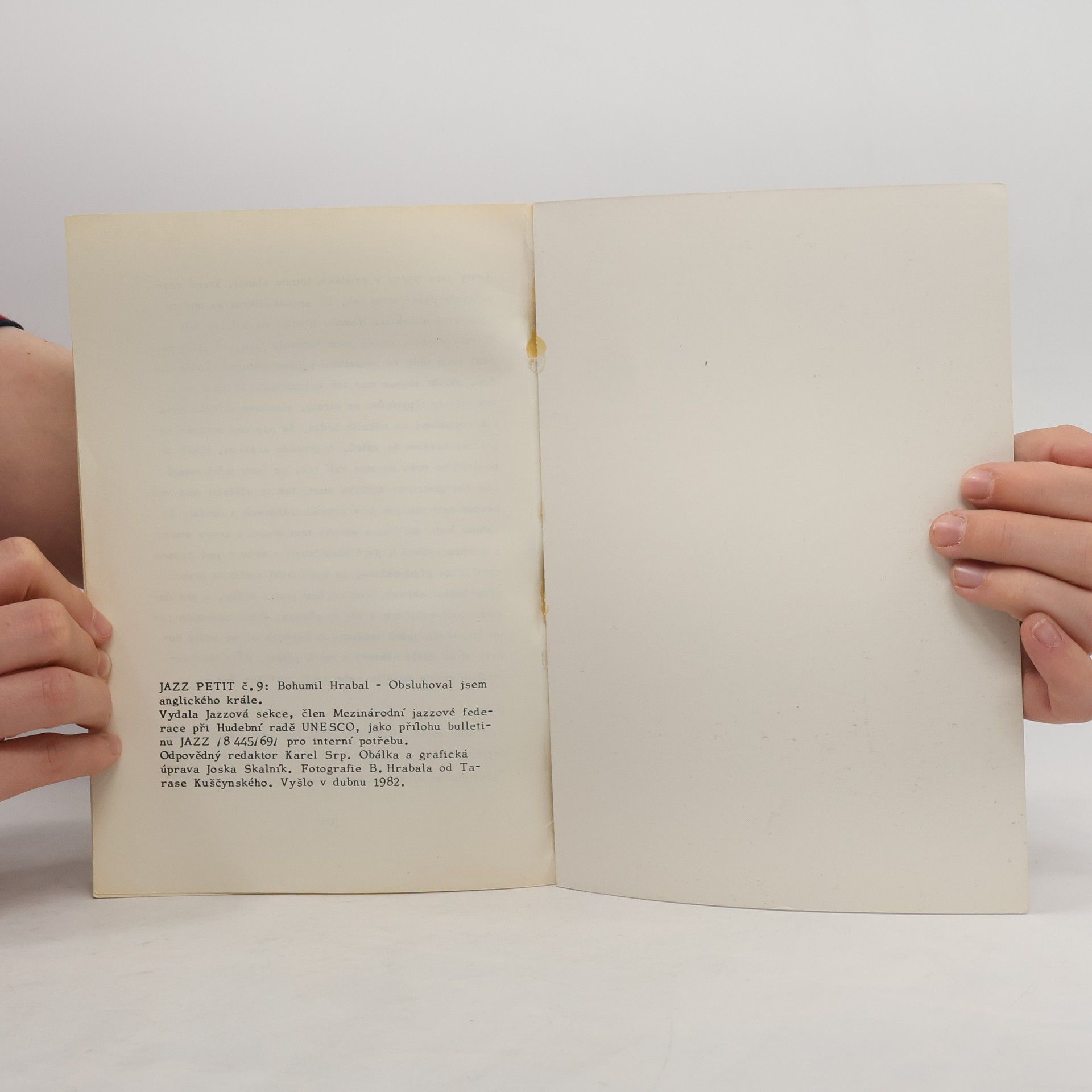 Bohumil Hrabal Obsluhoval jsem anglického krále