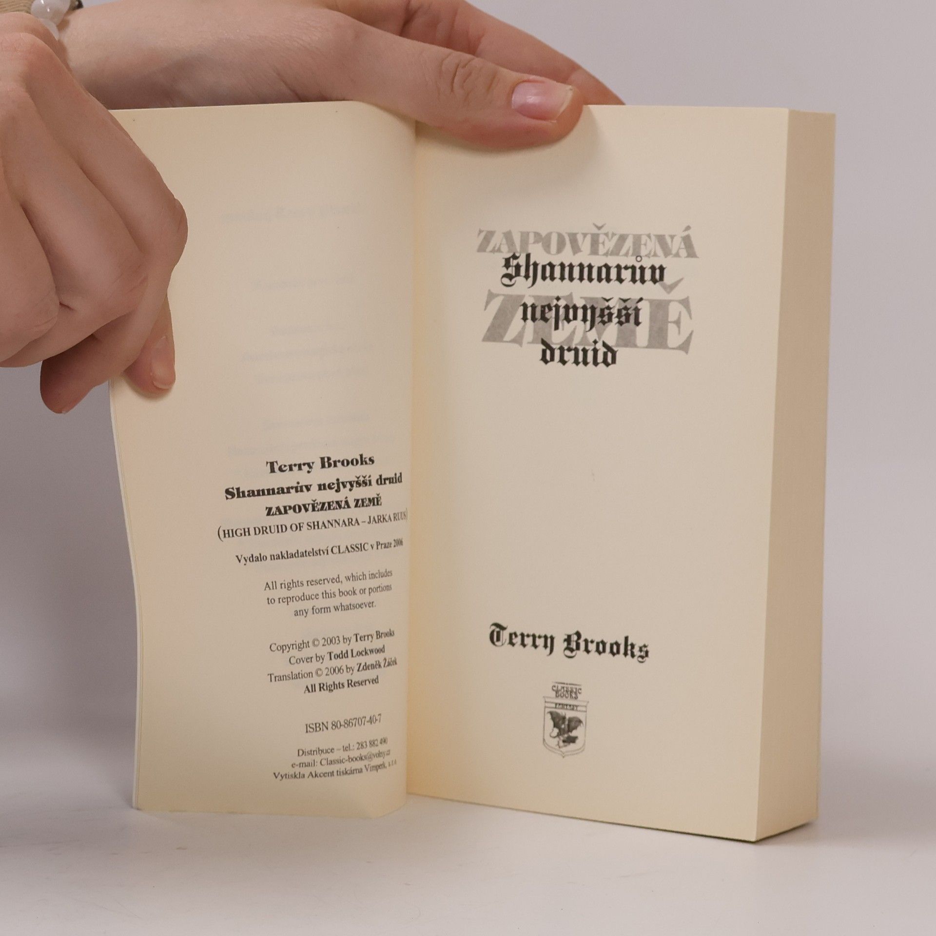 Terry Brooks Zapovězená země