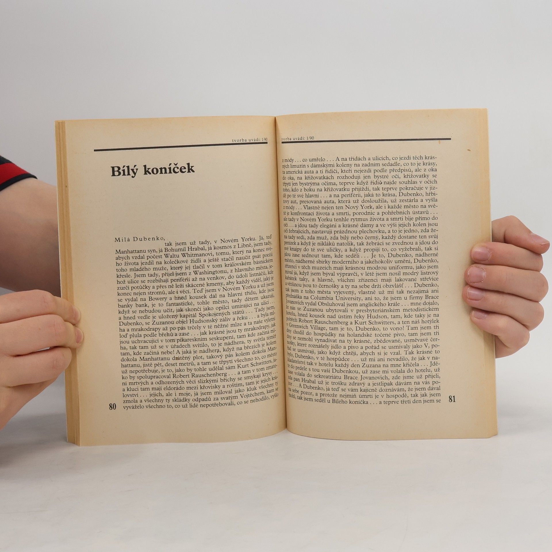 Bohumil Hrabal Listopadový uragán
