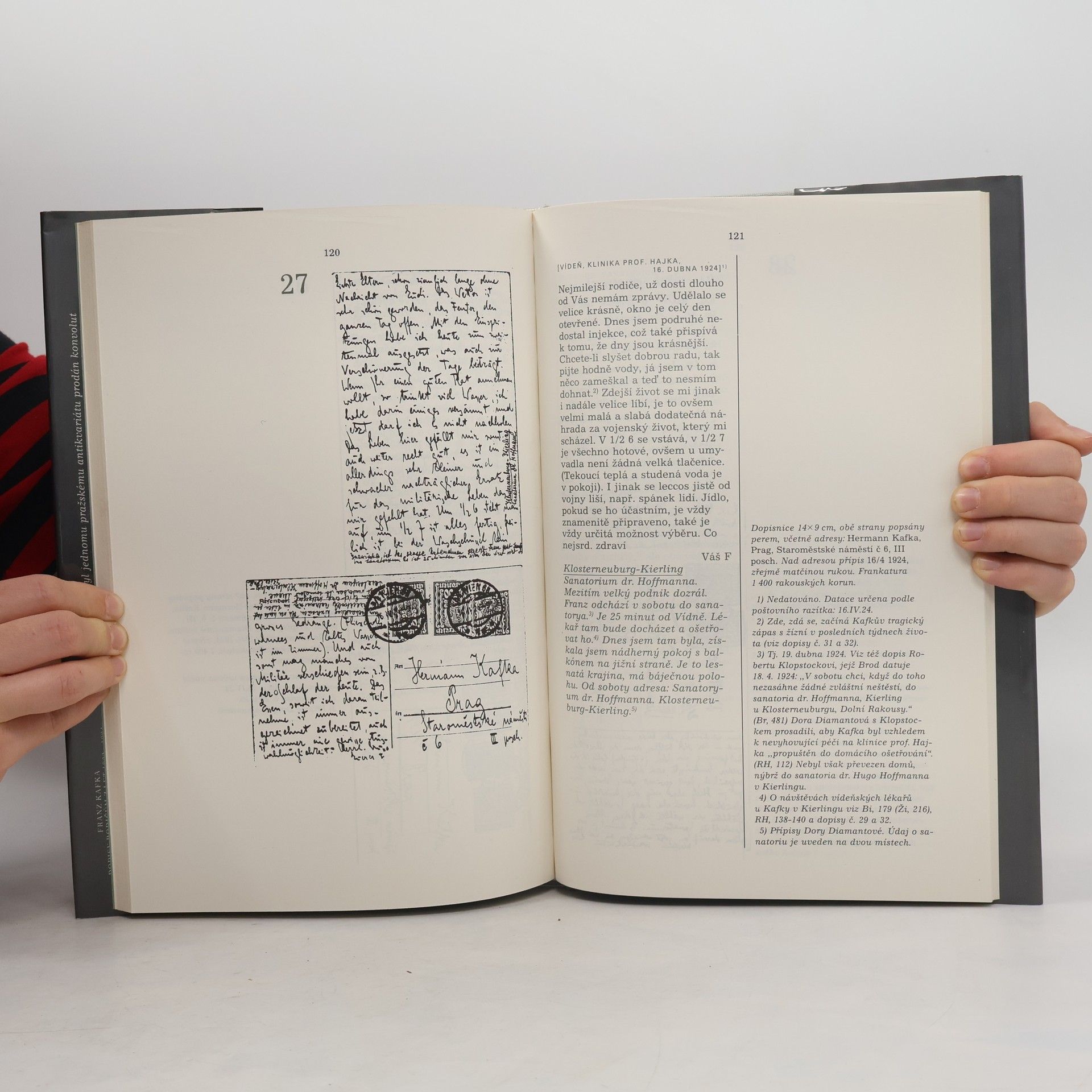 Franz Kafka Dopisy rodičům z let 1922-1924