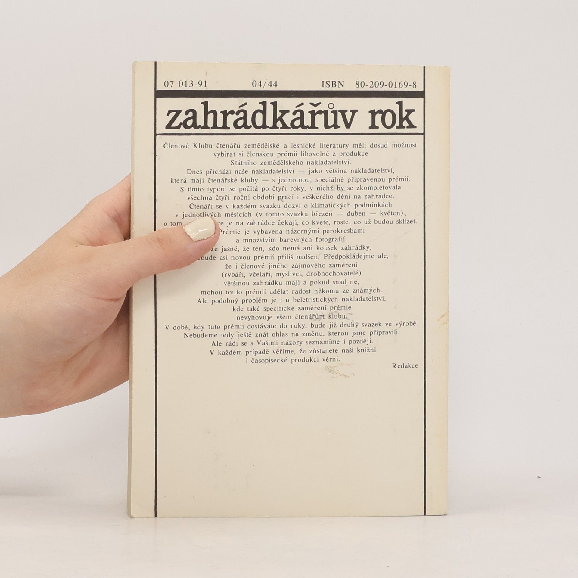 Kolektiv autorů Zahrádkářův rok. Jaro