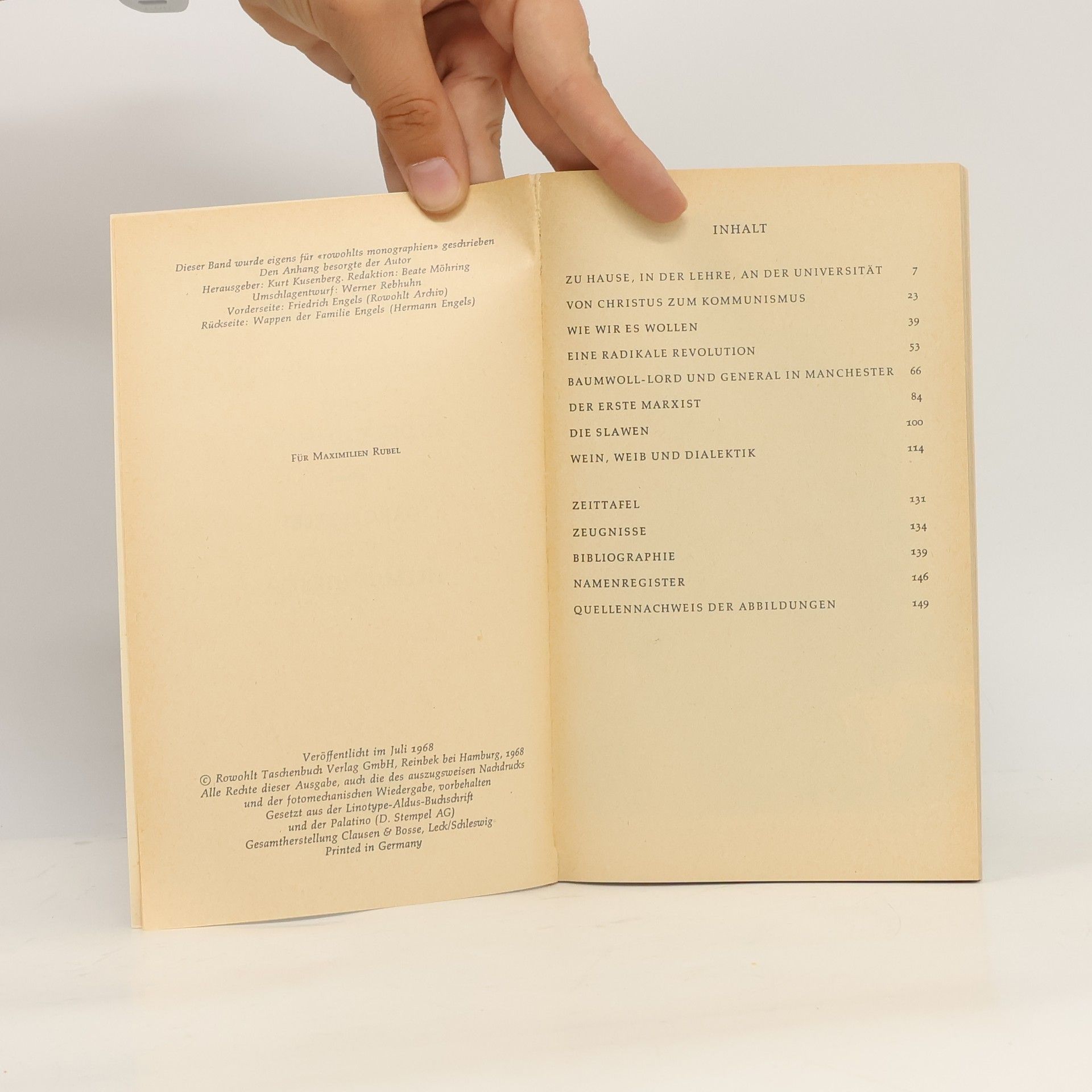 Helmut Hirsch Friedrich Engels in Selbstzeugnissen und Bilddokumenten