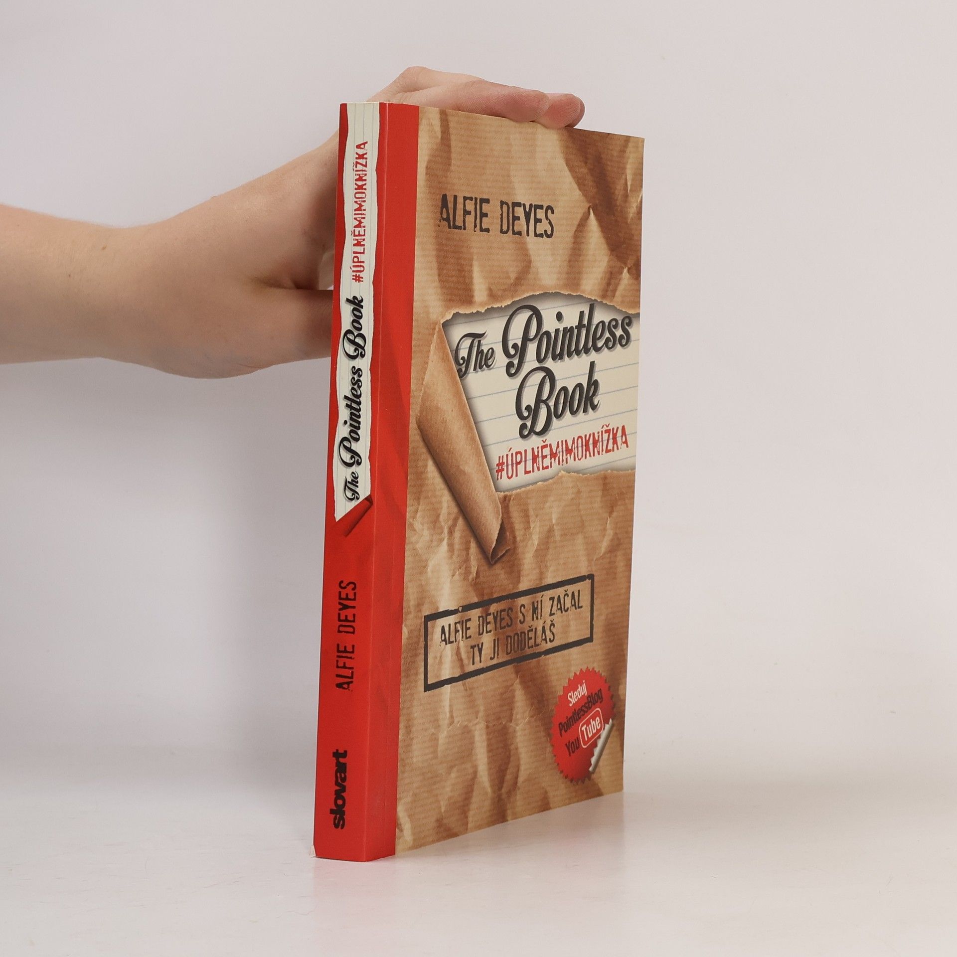 The pointless book. Alfie Deyes s ní začal, ty ji doděláš