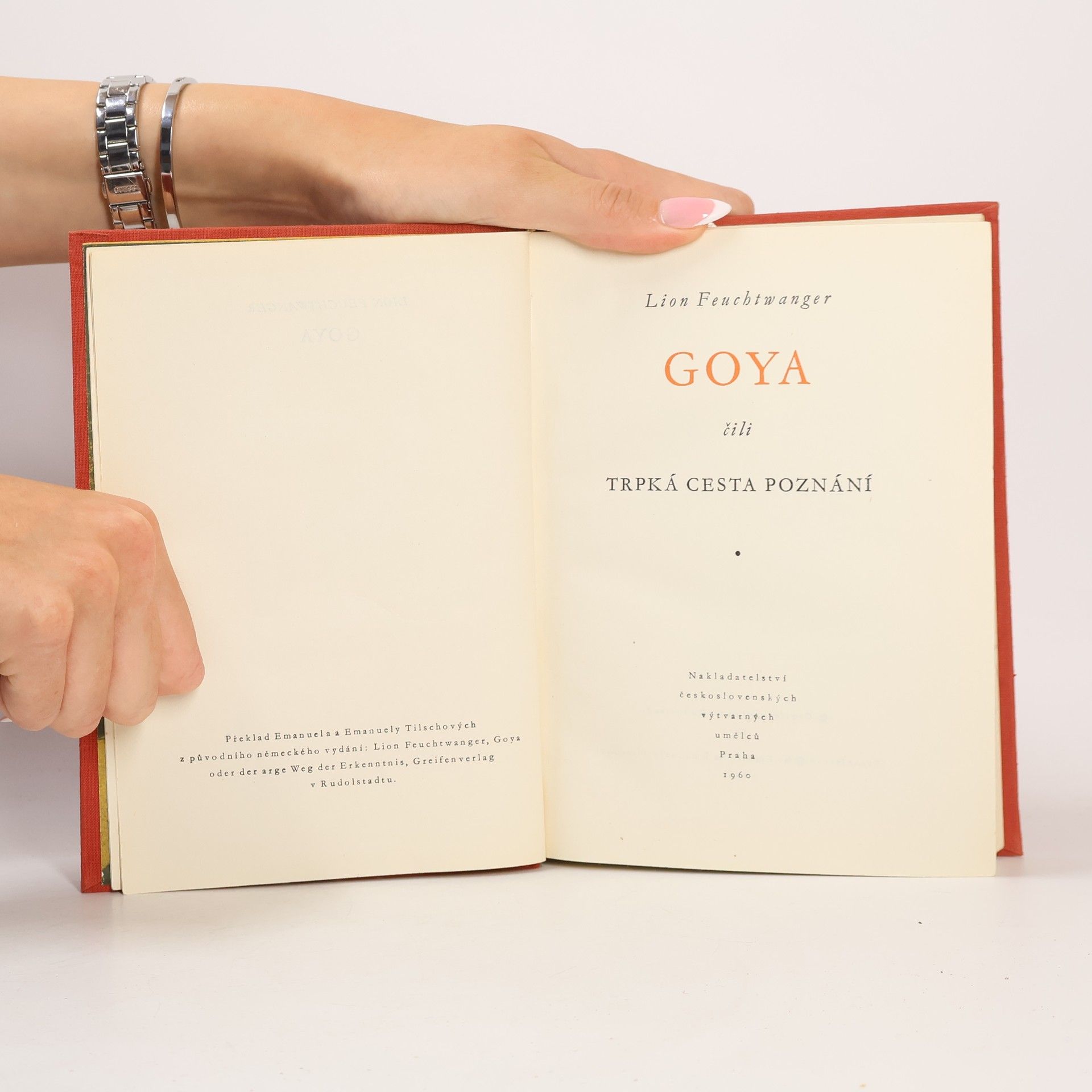 Lion Feuchtwanger Goya čili trpká cesta poznání