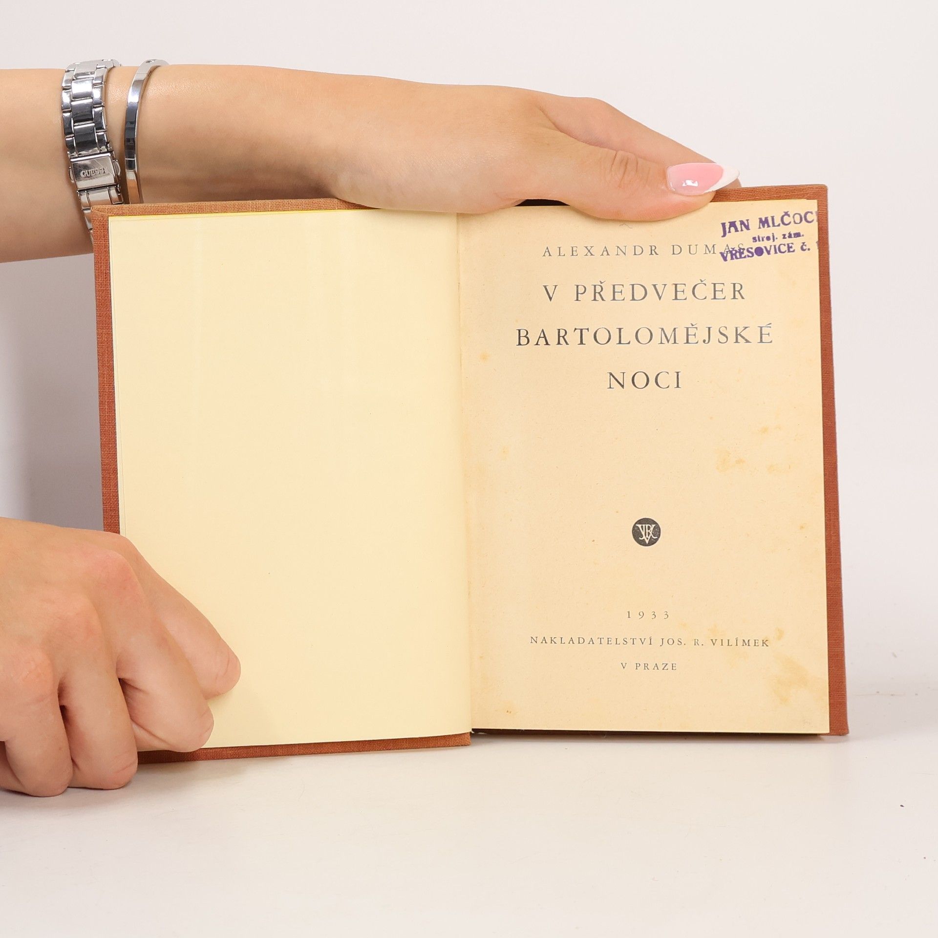 Alexandre Dumas starší V předvečer Bartolomějské noci