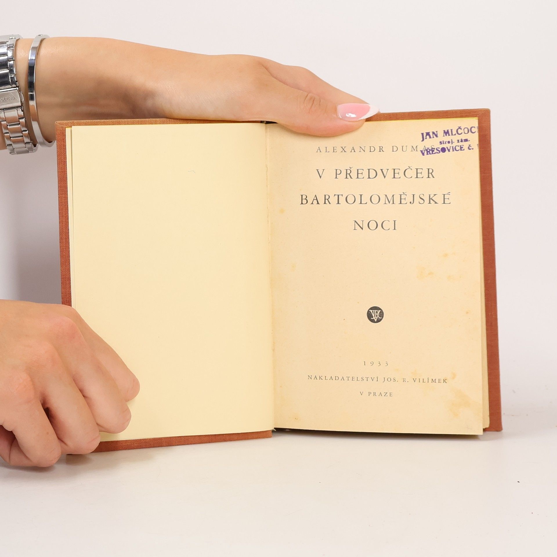 Alexandre Dumas starší V předvečer Bartolomějské noci