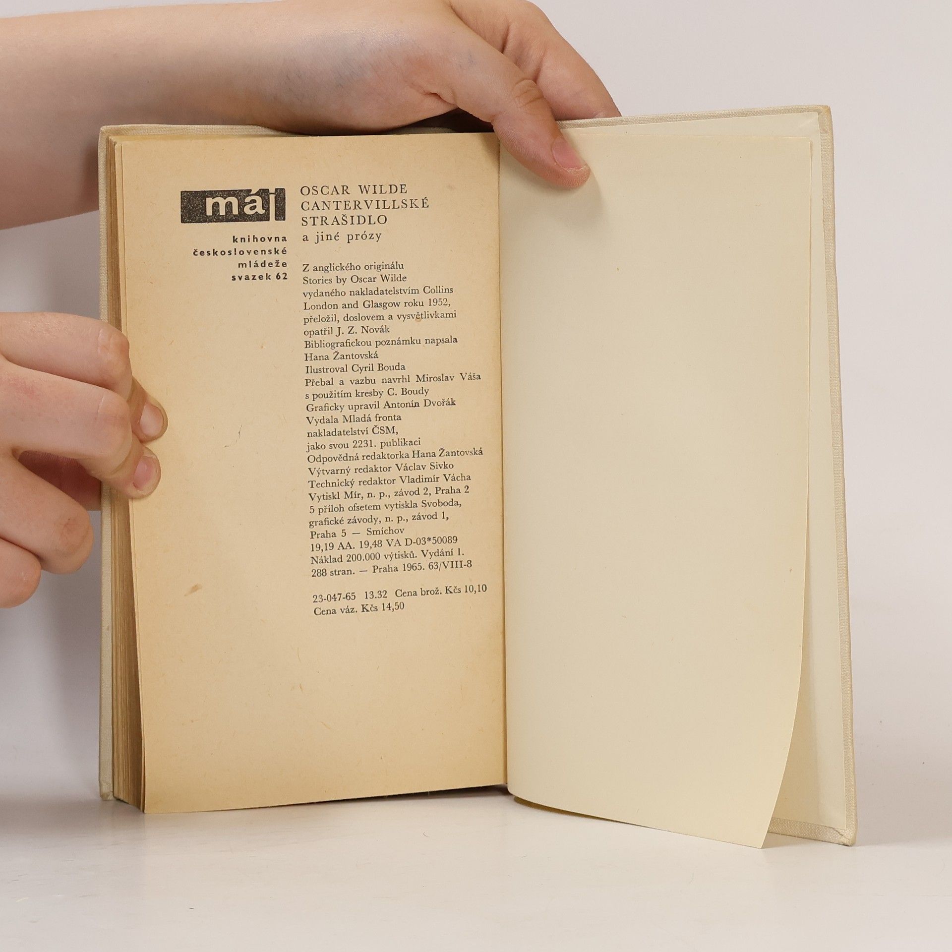 Oscar Wilde Cantervillské strašidlo a jiné prózy