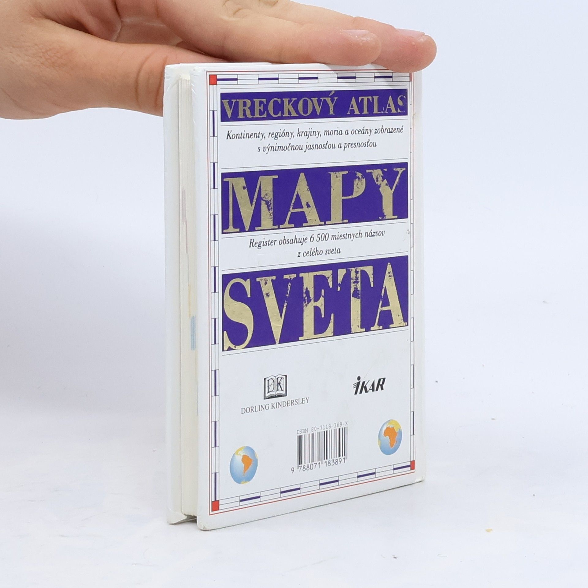 Kolektív autorov Vreckový atlas mapy sveta