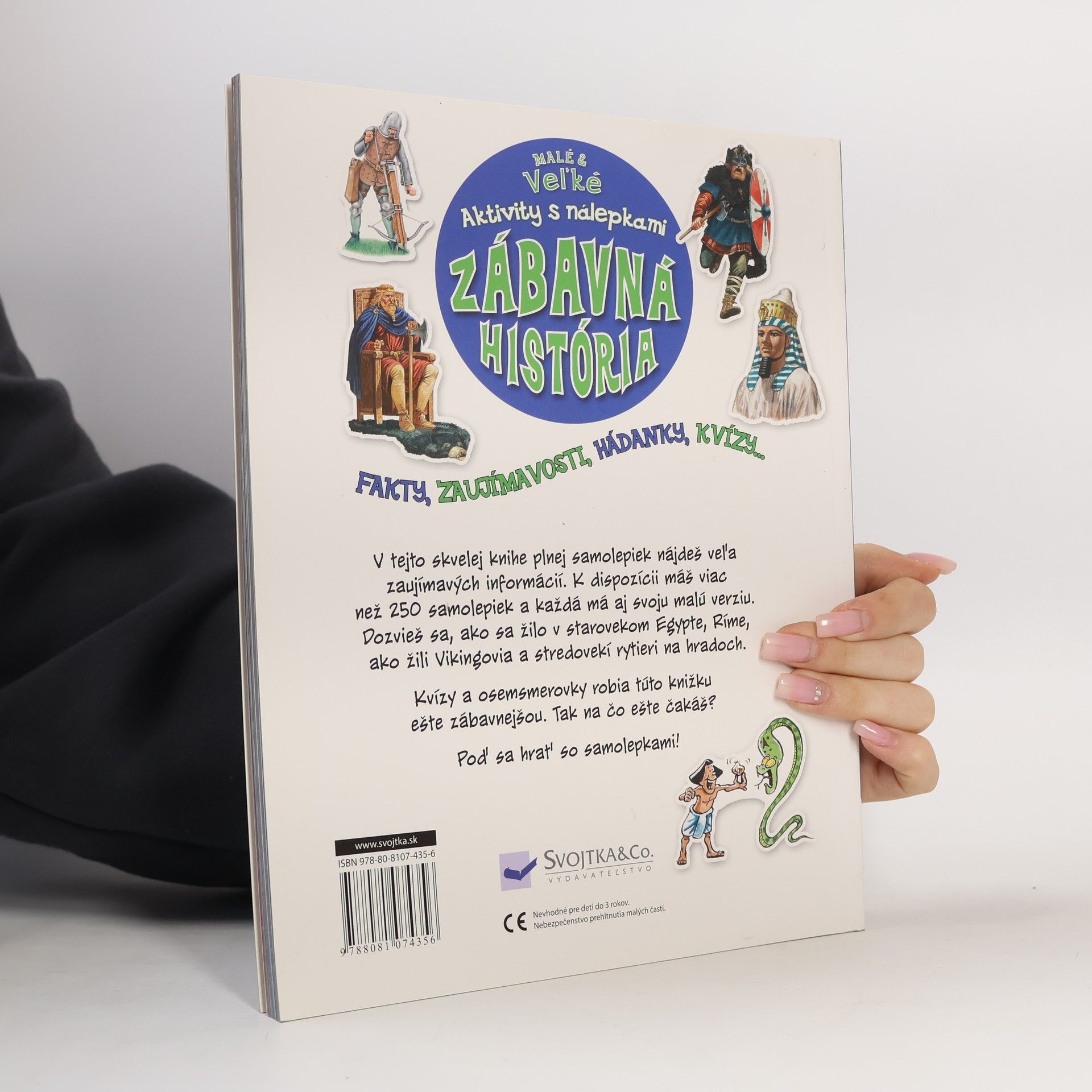 Collectif d'auteurs Zábavná história. Malé a veľké aktivity s nálepkami
