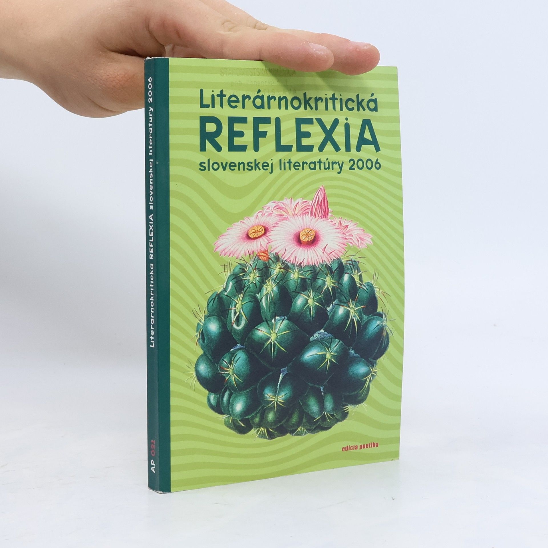 Ľubica Somolayová Literárnokritická reflexia slovenskej literatúry 2006