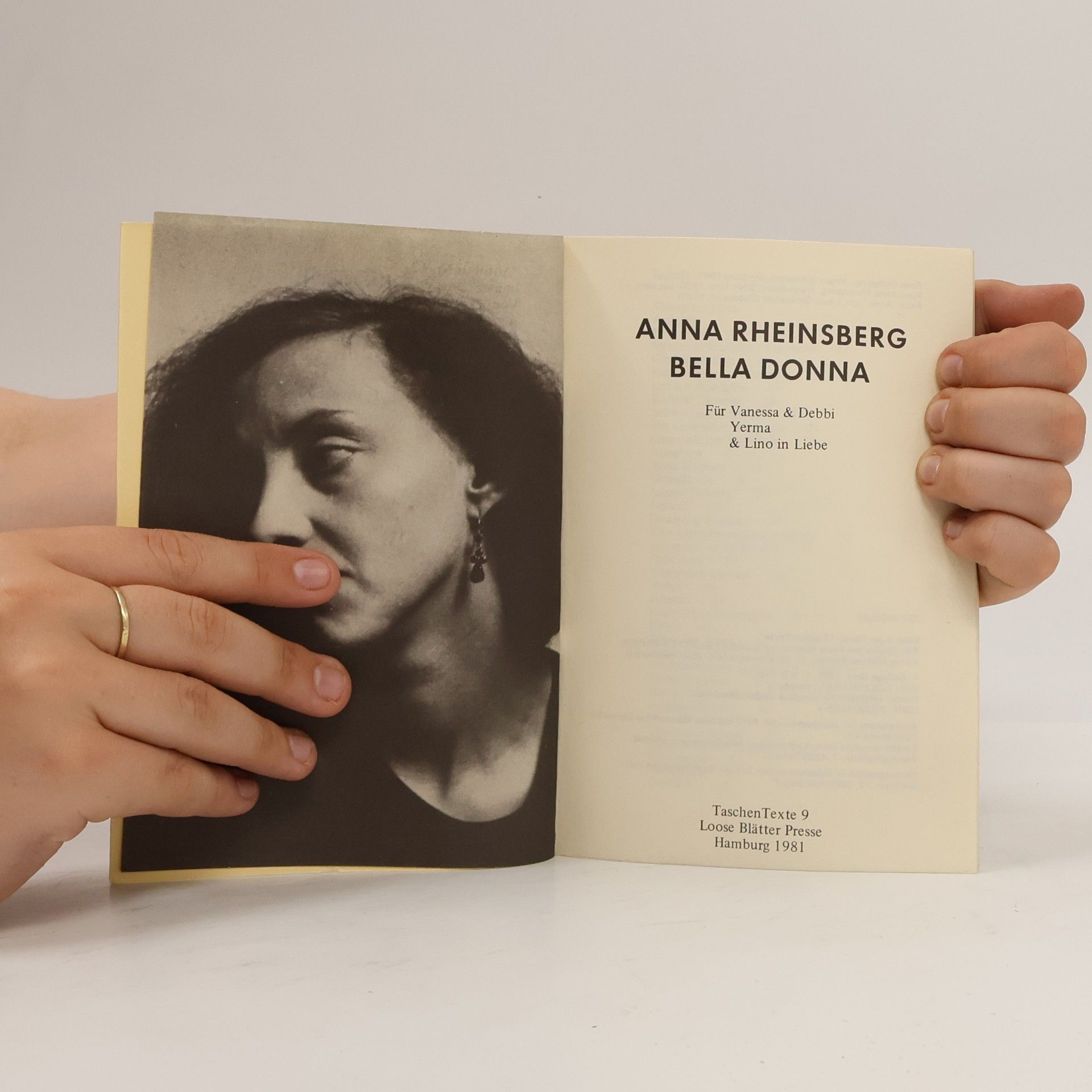 Anna Rheinsberg Bella Donna