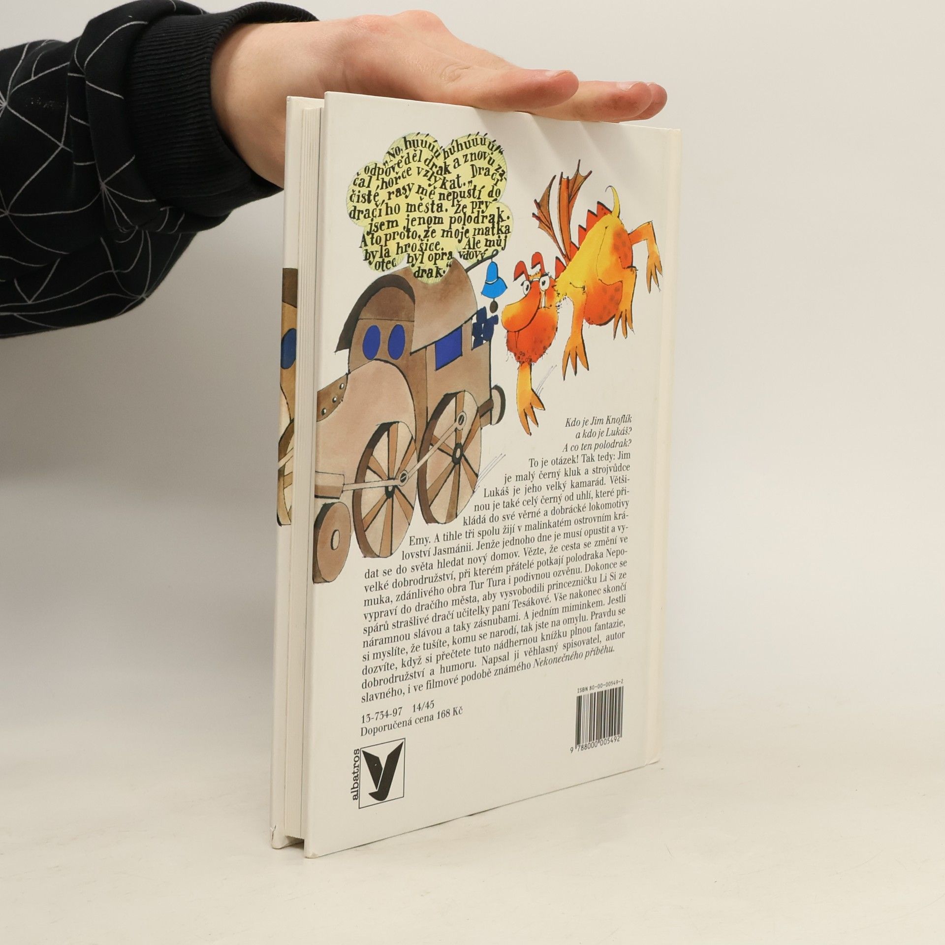 Michael Ende Jim Knoflík, Lukáš a lokomotiva Ema
