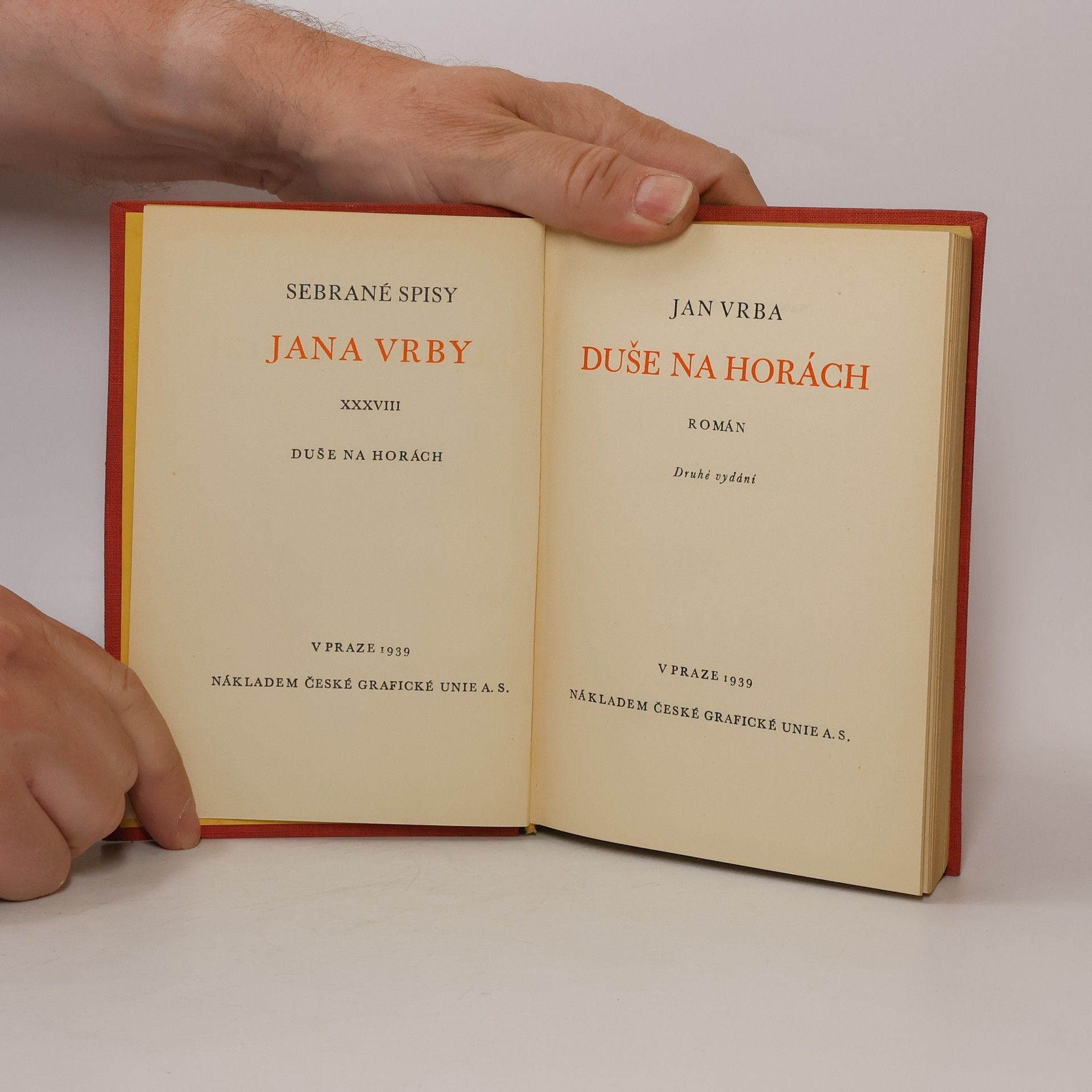 Jan Vrba Sebrané spisy Jana Vrby XXXVIII. Duše na horách