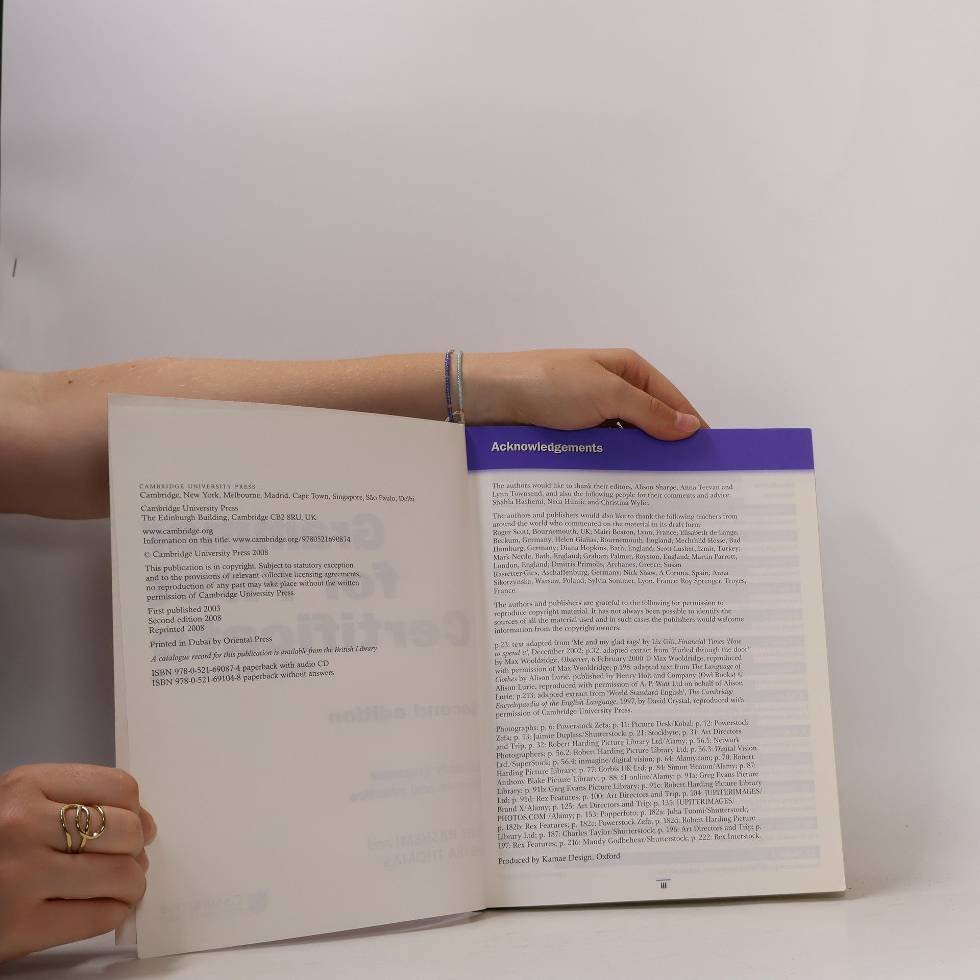 Louise Hashemi Grammar for First Certificate with Answers