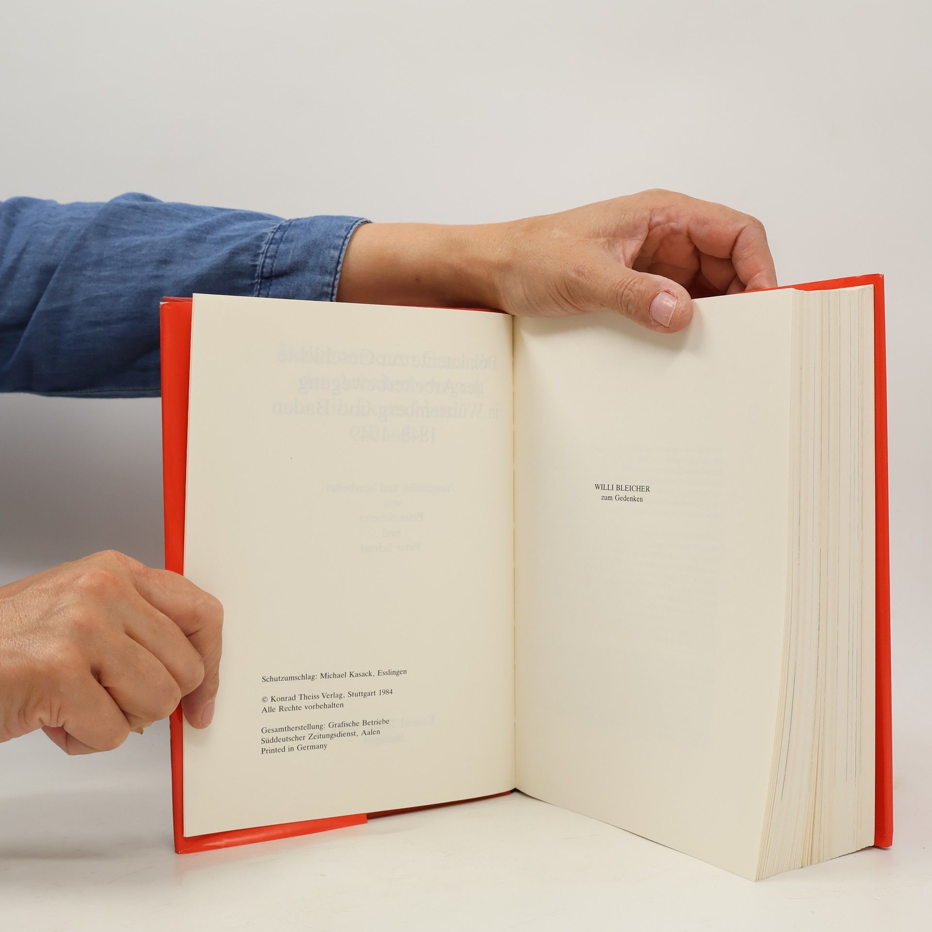 Peter Scherer Dokumente zur Geschichte der Arbeiterbewegung in Württemberg und Baden 1948-1949