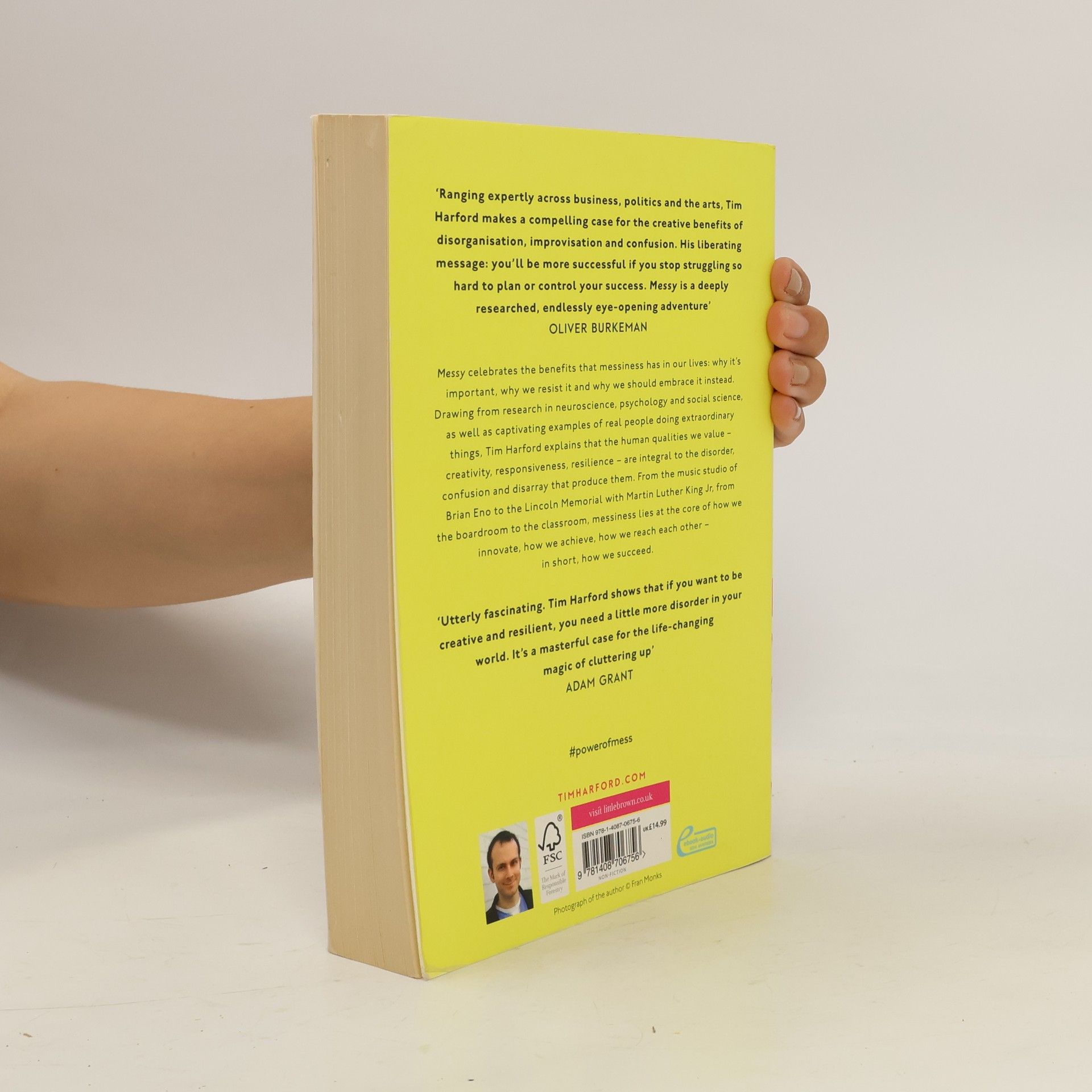 Tim Harford Messy: How to be creative and resilient in a tidy-minded world