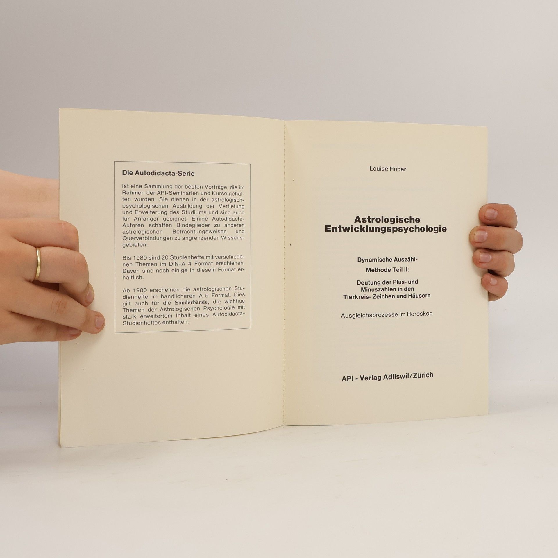 Louise Huber Astrologische Entwicklungspsychologie