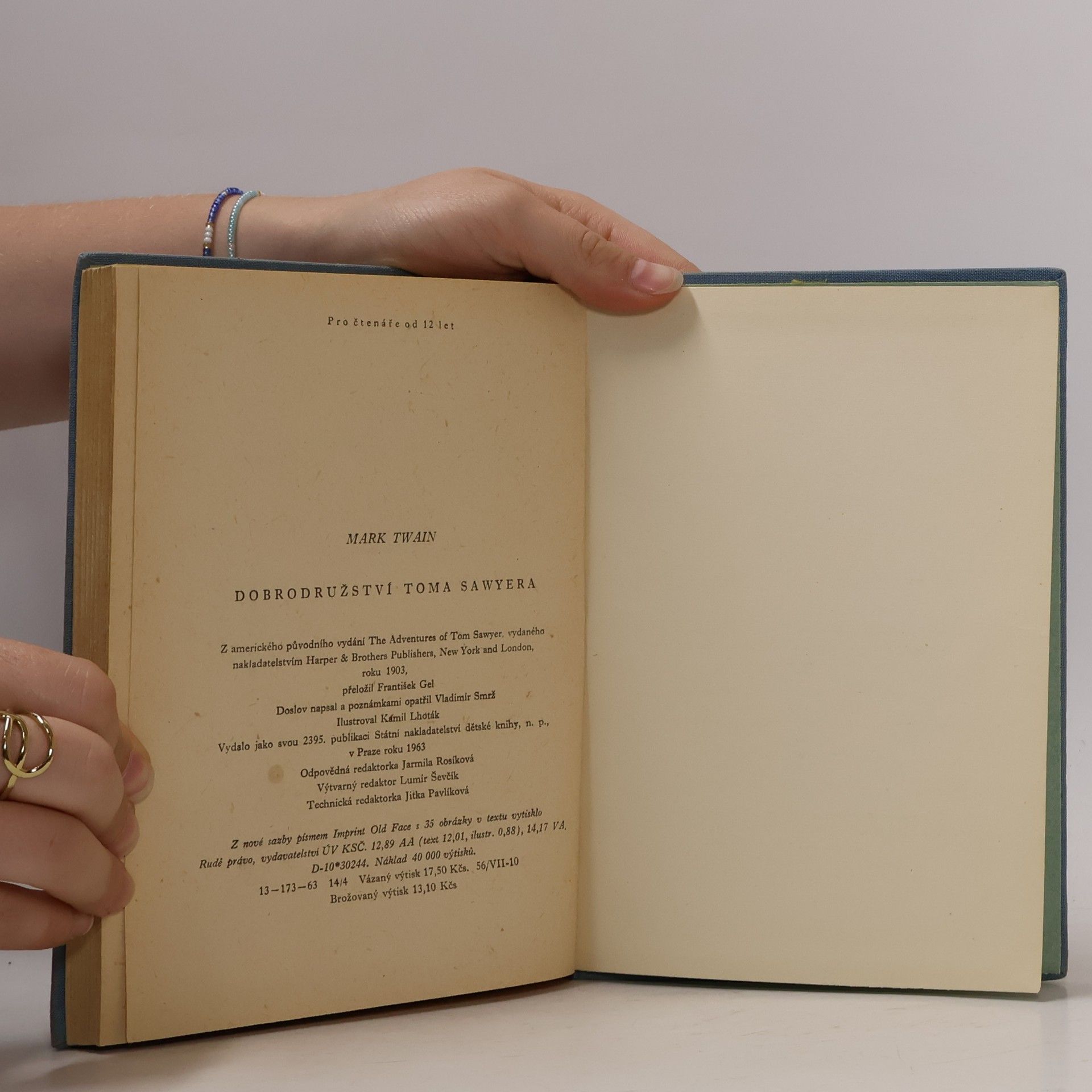 Mark Twain Dobrodružství Toma Sawyera