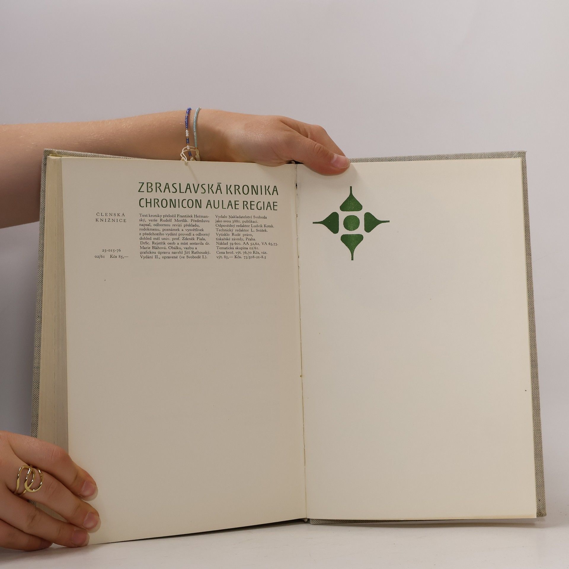 Kolektiv autorů Zbraslavská kronika. Chronicon aulae regiae