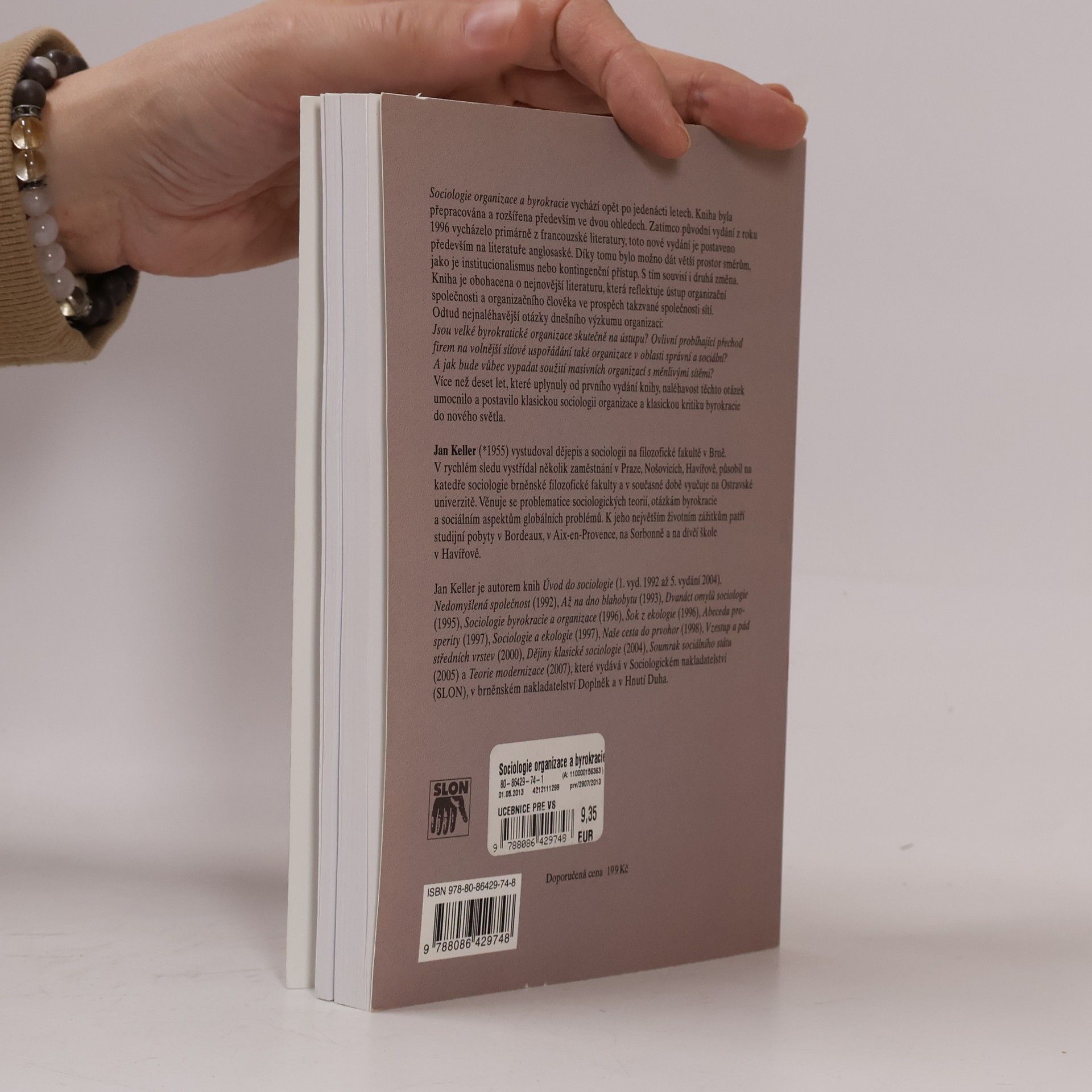 Jan Keller Sociologie organizace a byrokracie