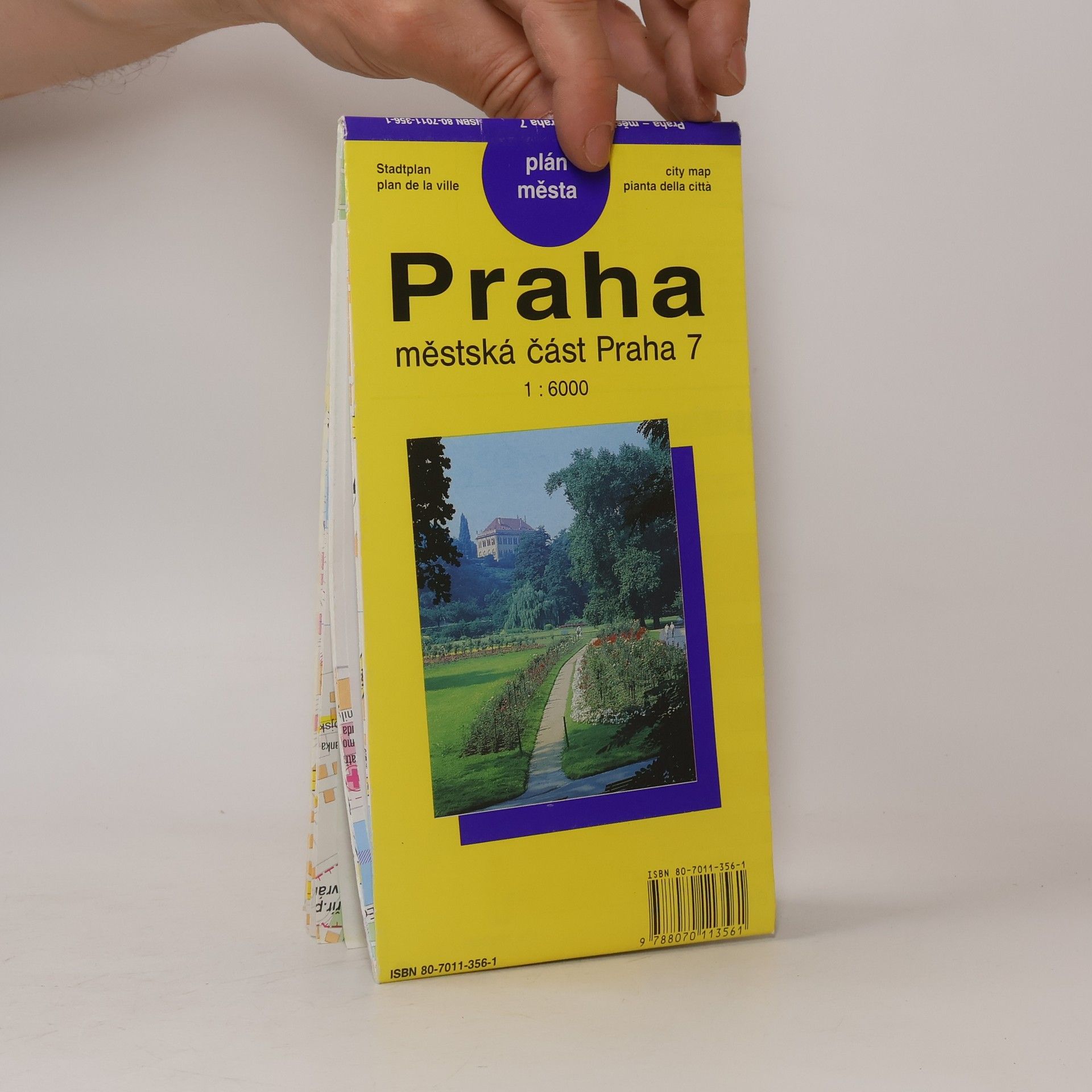 Auteurscollectief Praha: Městská část Praha 7. Plán města 1:6000