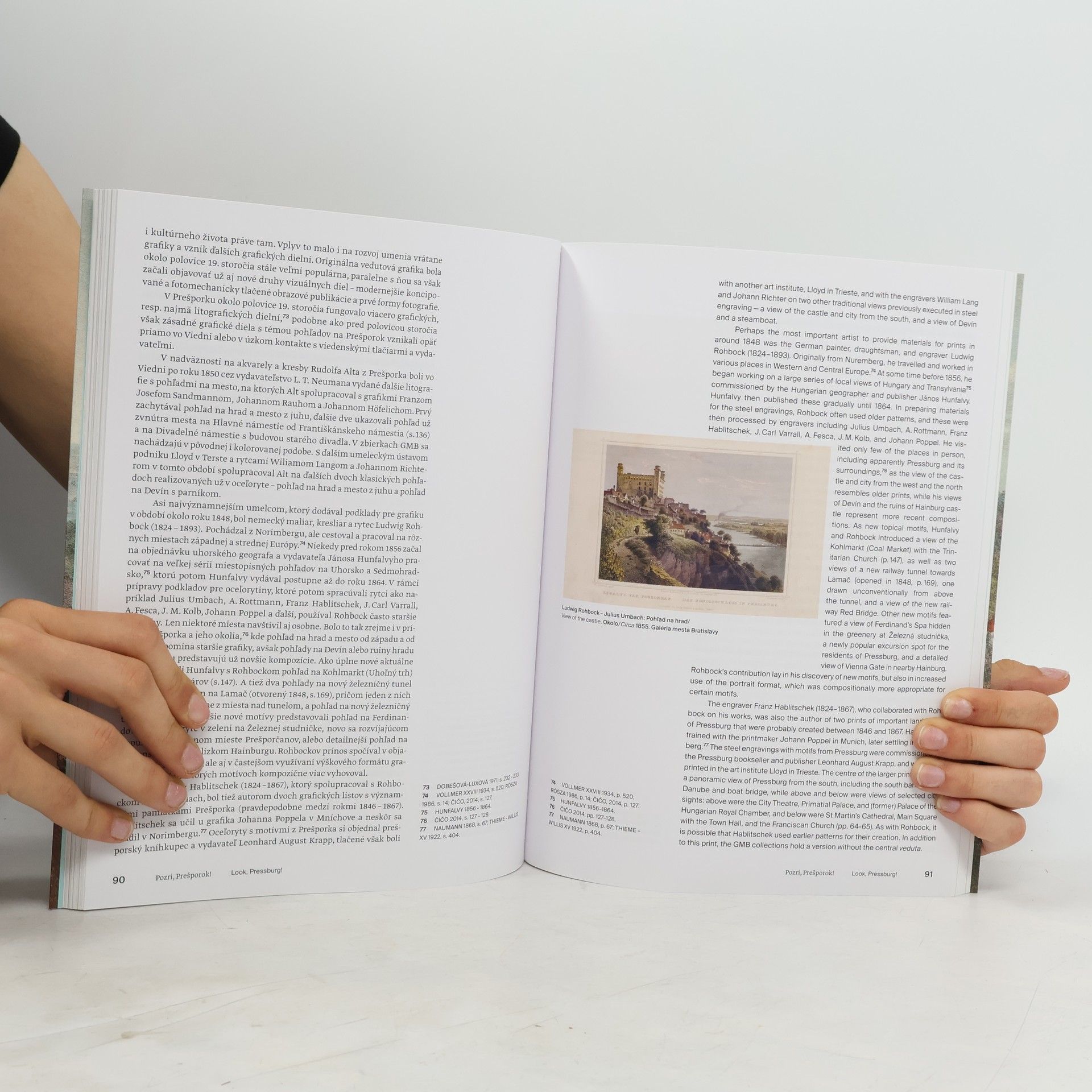 Lucia Almášiová Pozri, Prešporok! Od grafickej veduty k fotografickým pohľadom