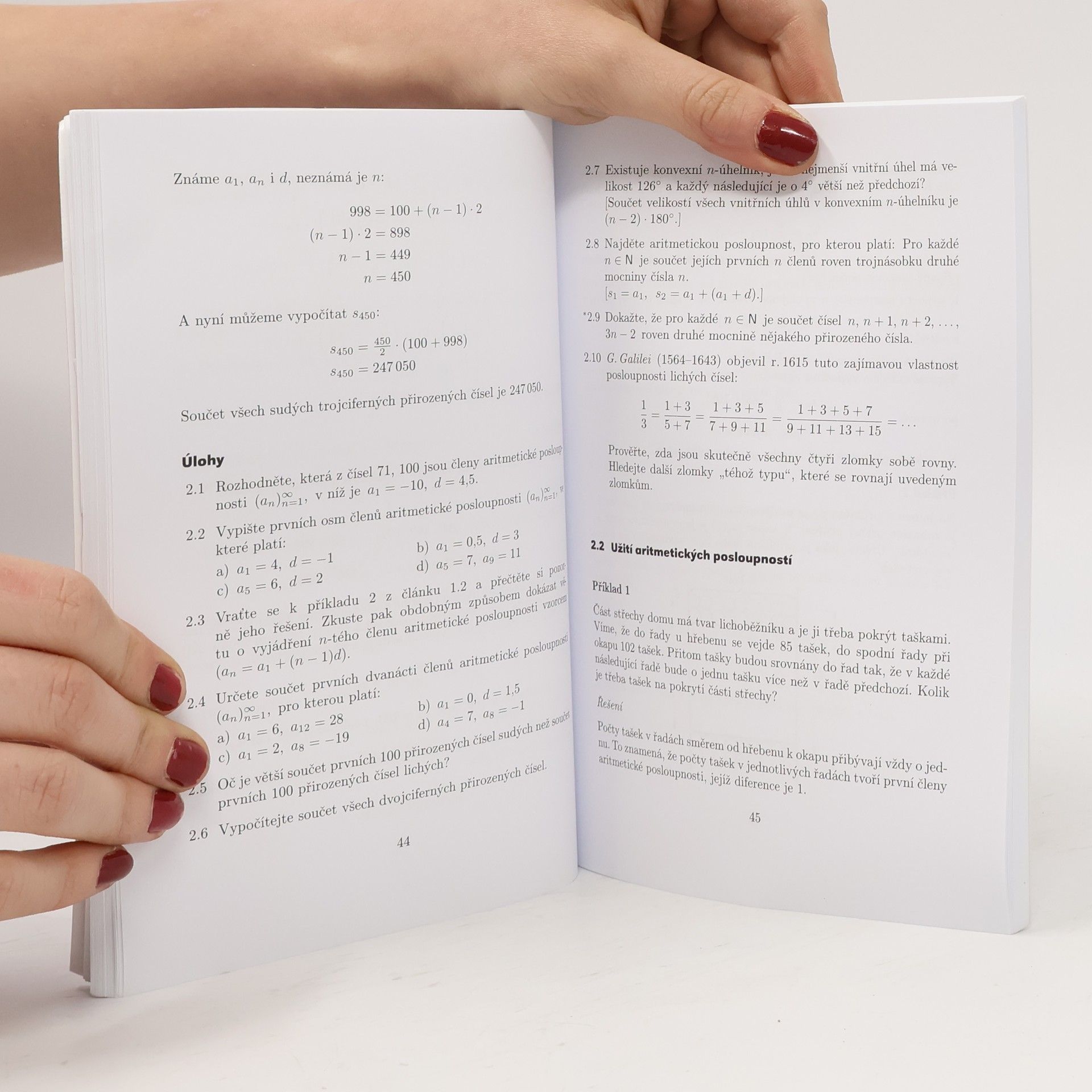 Oldřich Odvárko Matematika pro gymnázia. Posloupnosti a řady