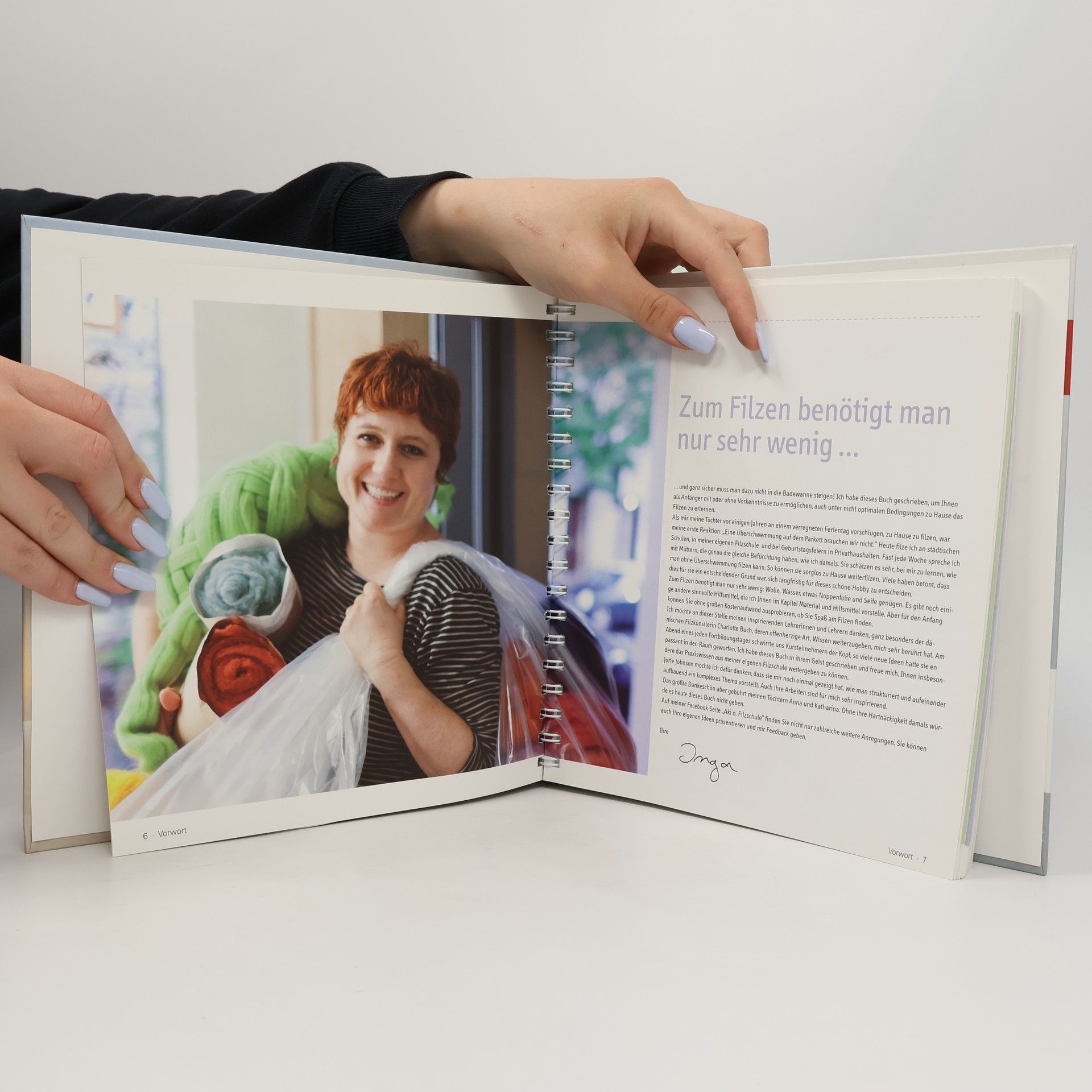 Inga Dünkelberg-Niemann Kreativ-Workshop Filzen