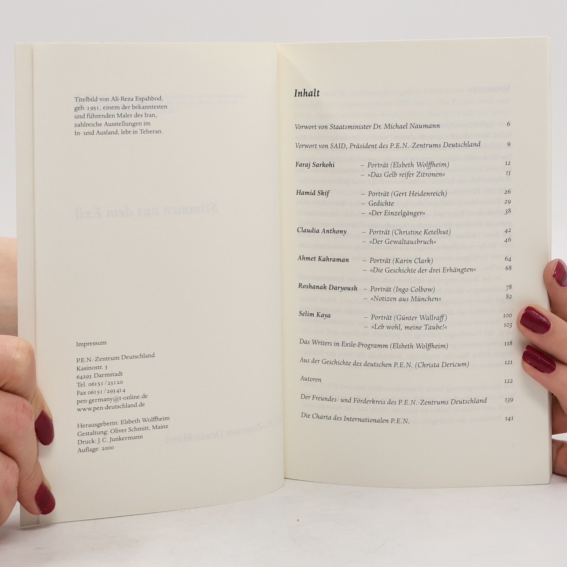 Autorenkollektiv Stimmen aus dem Exil