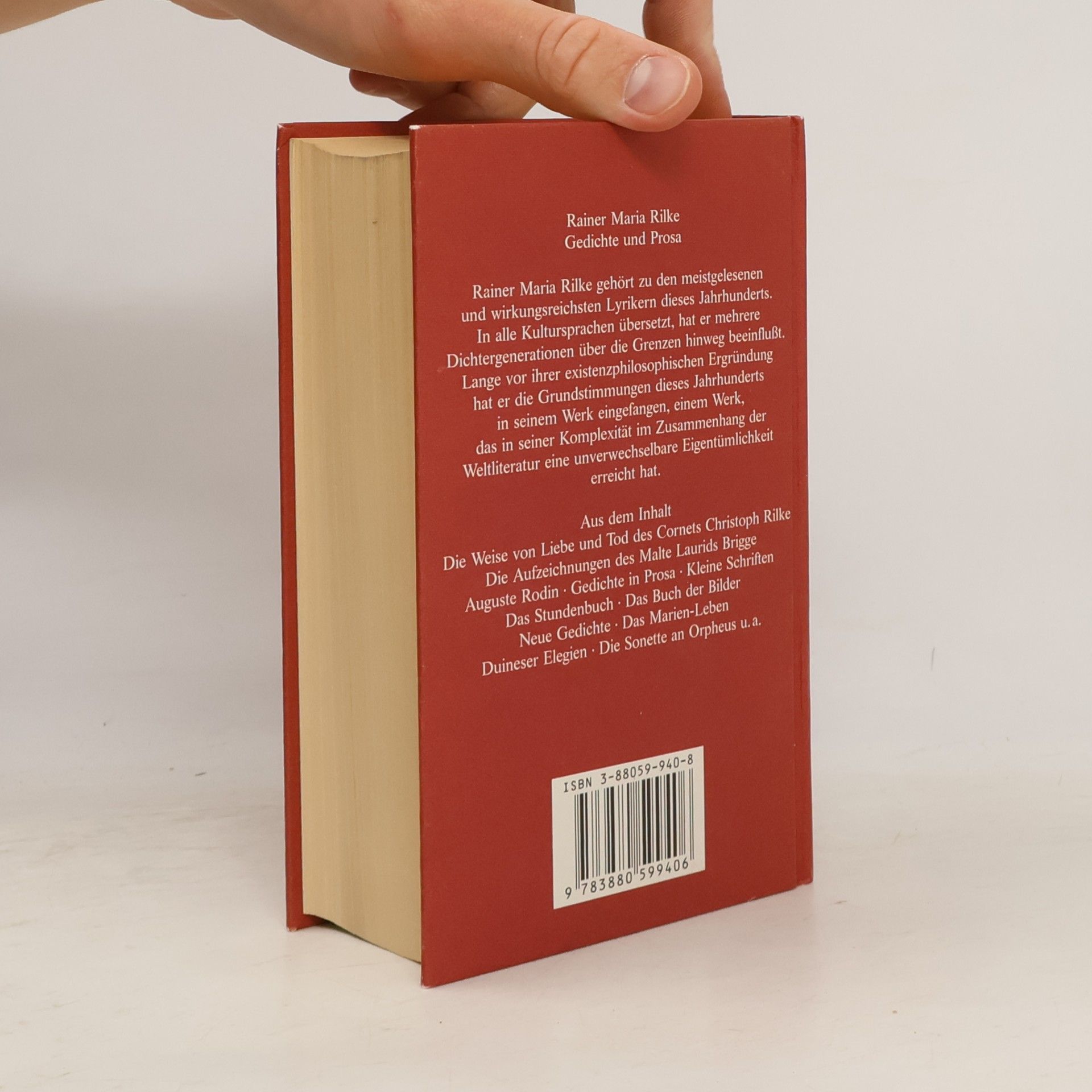 Rainer Maria Rilke Gedichte und Prosa