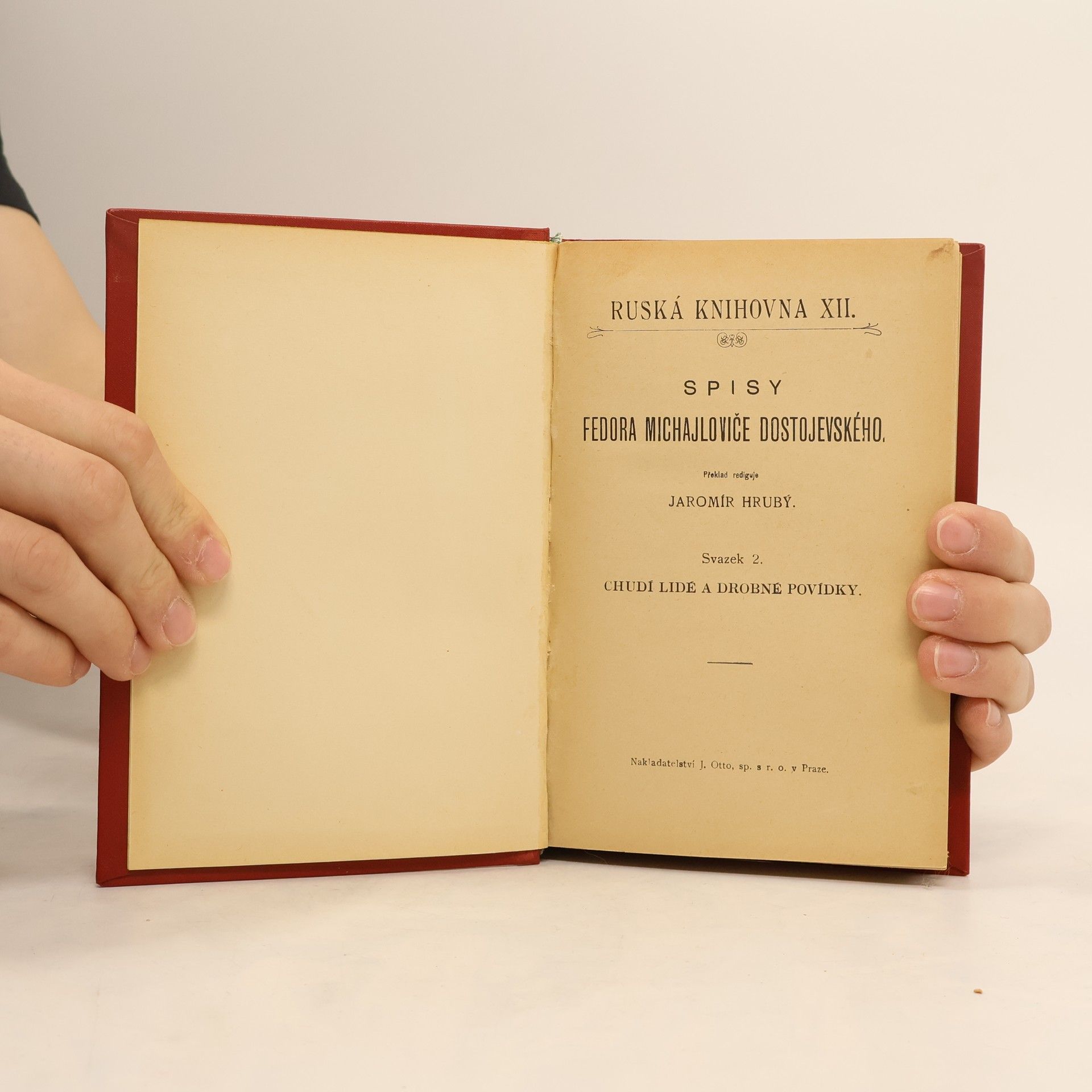 Fjodor Michajlovič Dostojevskij Spisy F. M. Dostojevského: Svazek 2. Chudí lidé a drobné povídky