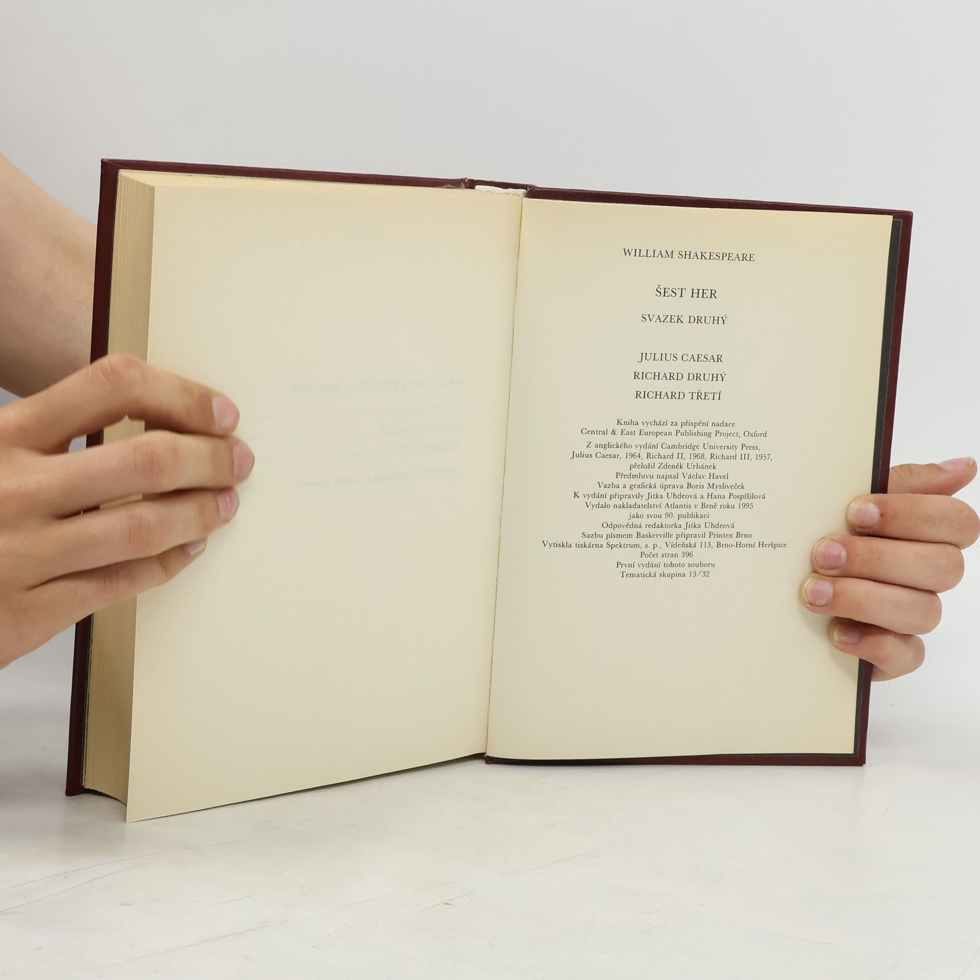 William Shakespeare Šest her. Svazek 2.