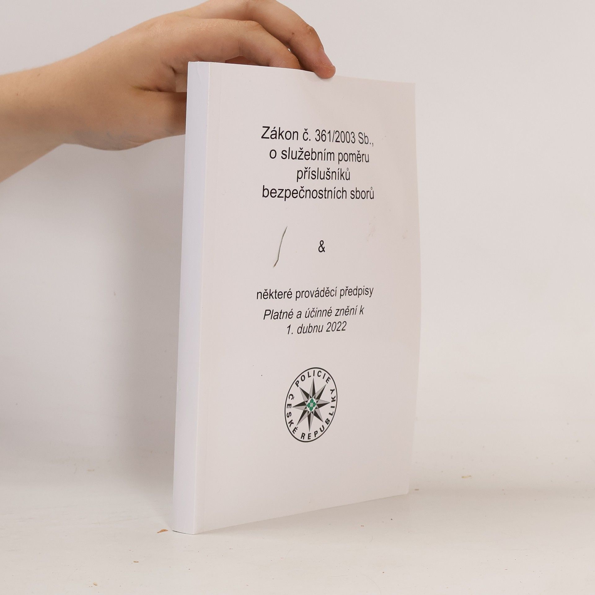 Autores varios Zákon č. 361/2003 Sb., o služebním poměru příslušníků bezpečnostích sborů