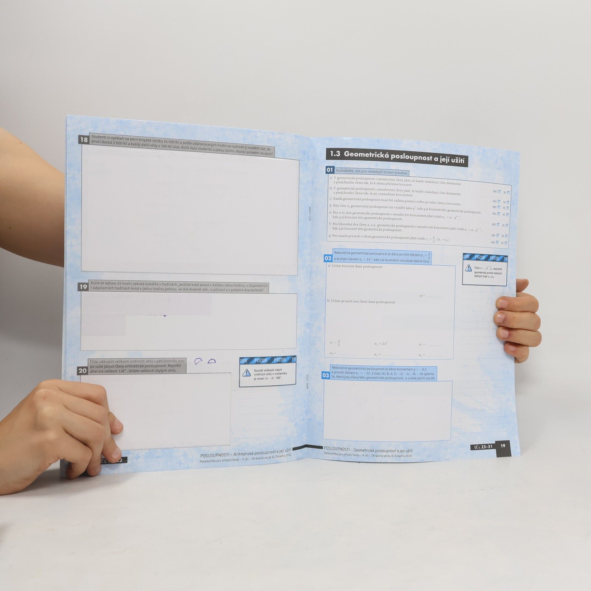 Kolektiv autorů Matematika pro střední školy 9. díl: Posloupnosti, řady, finanční matematika - zkrácená verze