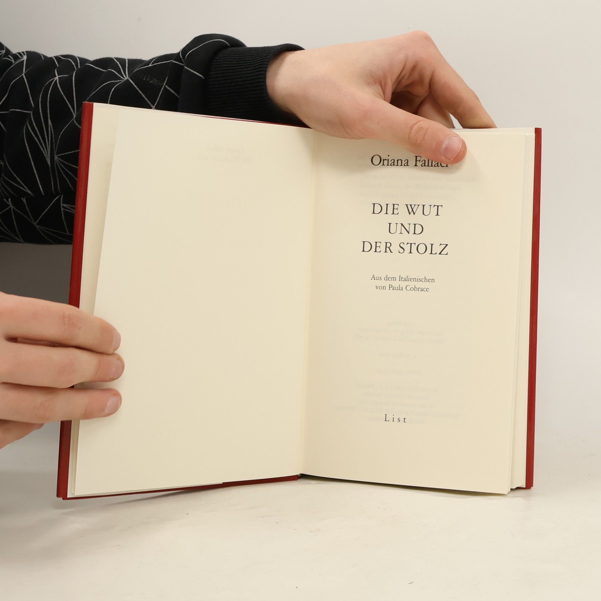 Oriana Fallaci Die Wut und der Stolz