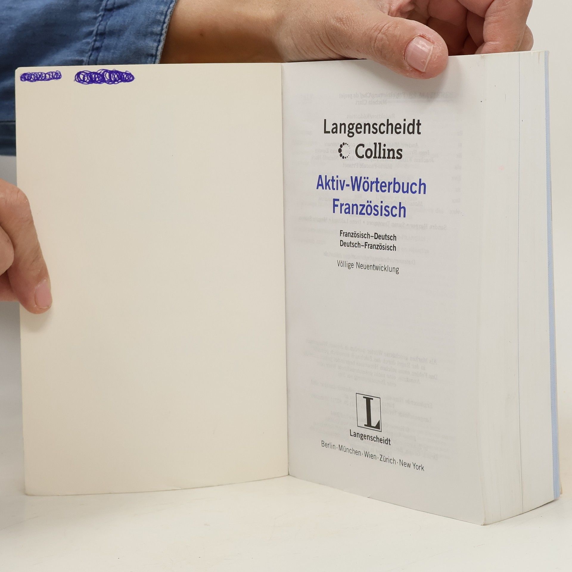 Langenscheidt Collins Aktiv-Wörterbuch Französisch