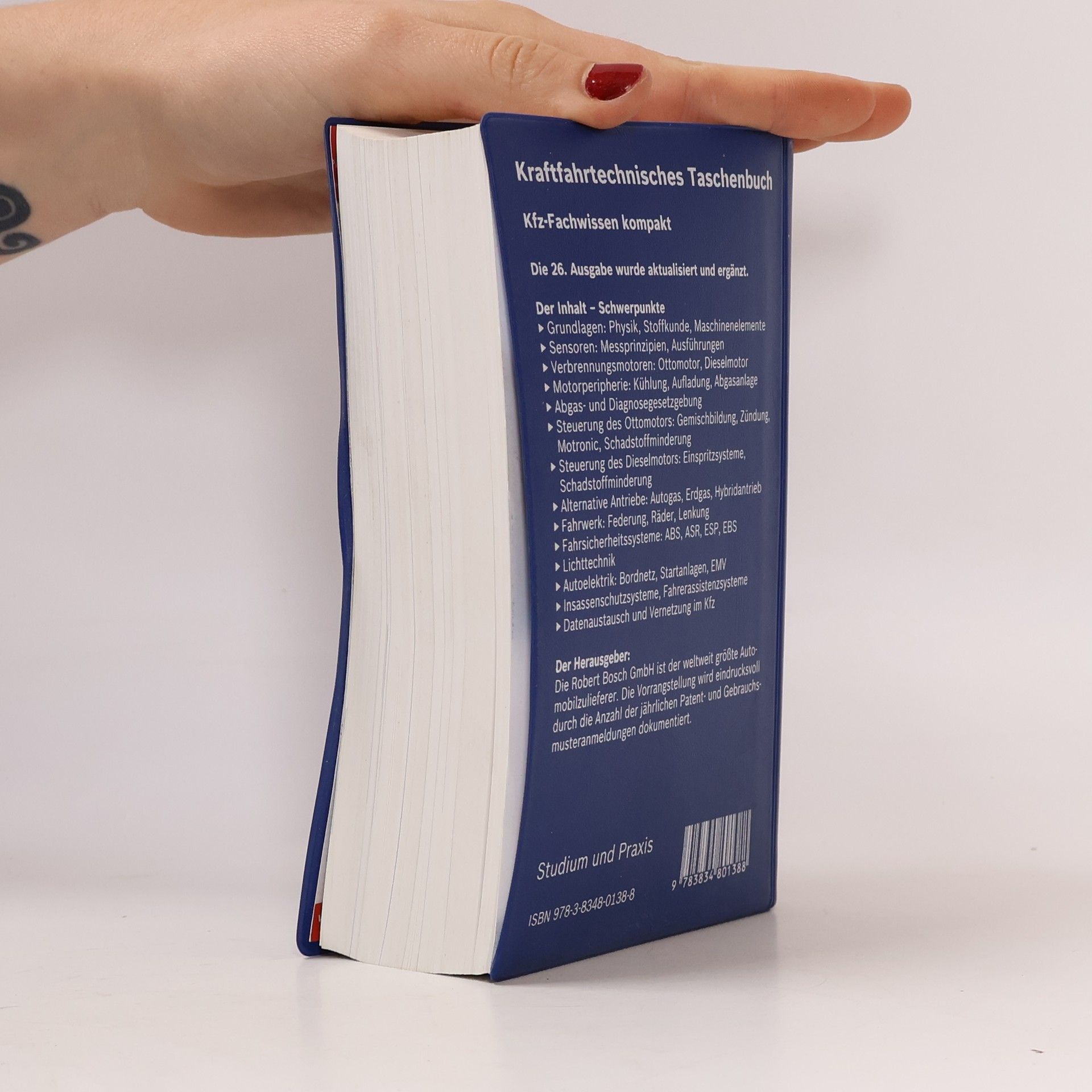 Robert Bosch GmbH. Kraftfahrtechnisches Taschenbuch - 26. Auflage