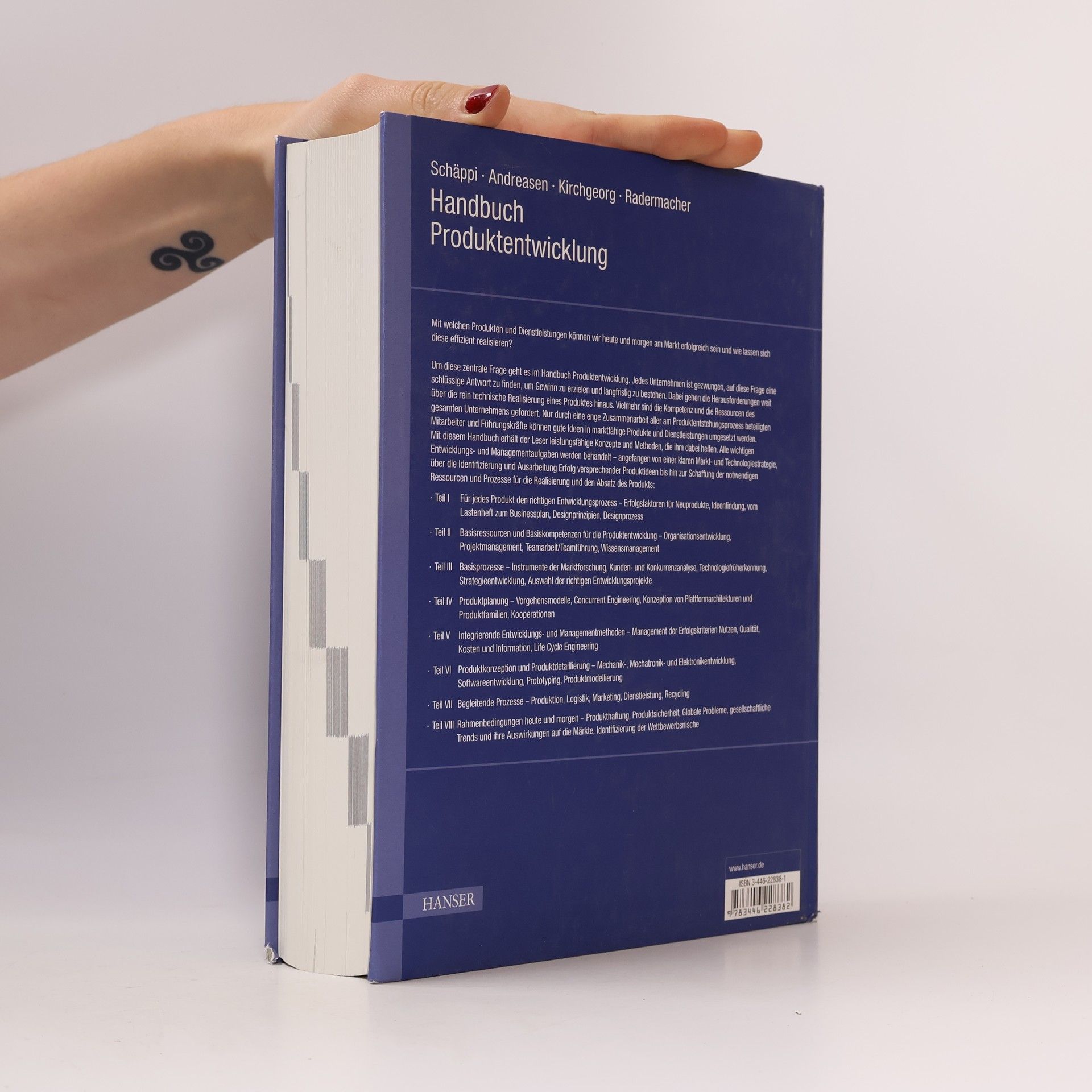 Bernd Schäppi Handbuch Produktentwicklung