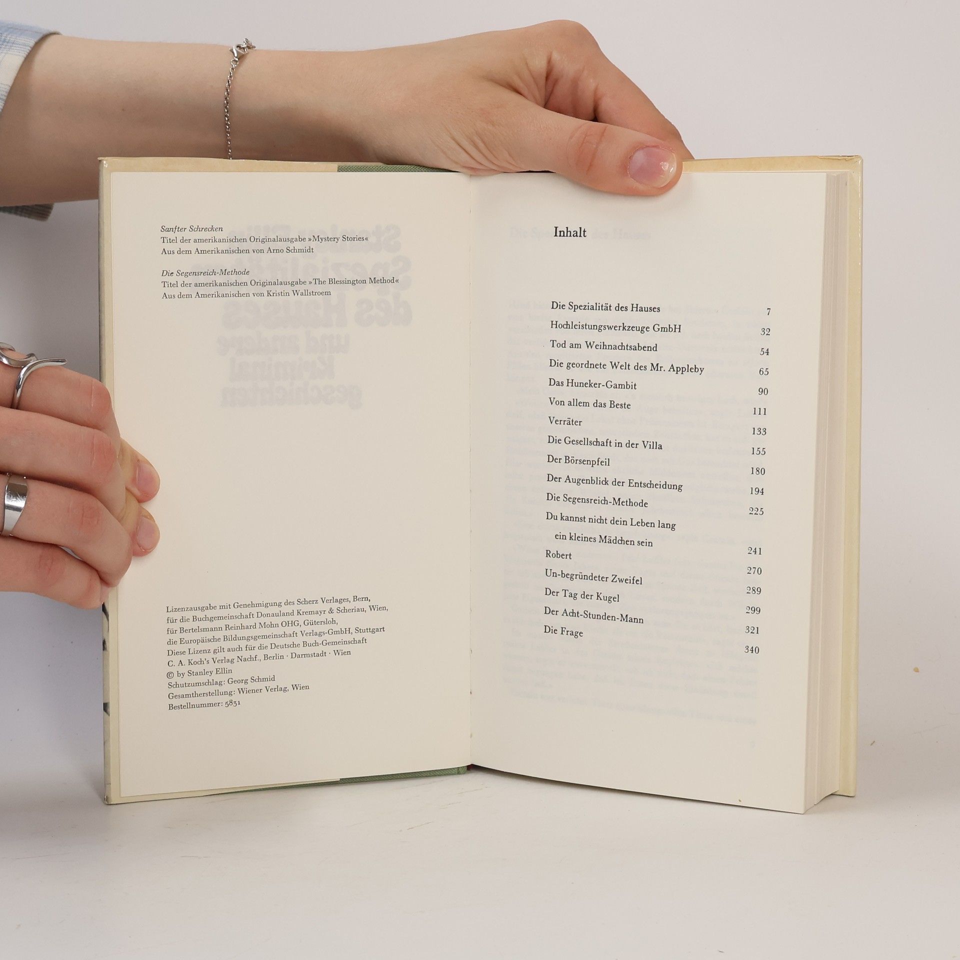 Stanley Ellin Spezialitäten des Hauses und andere Kriminalgeschichten