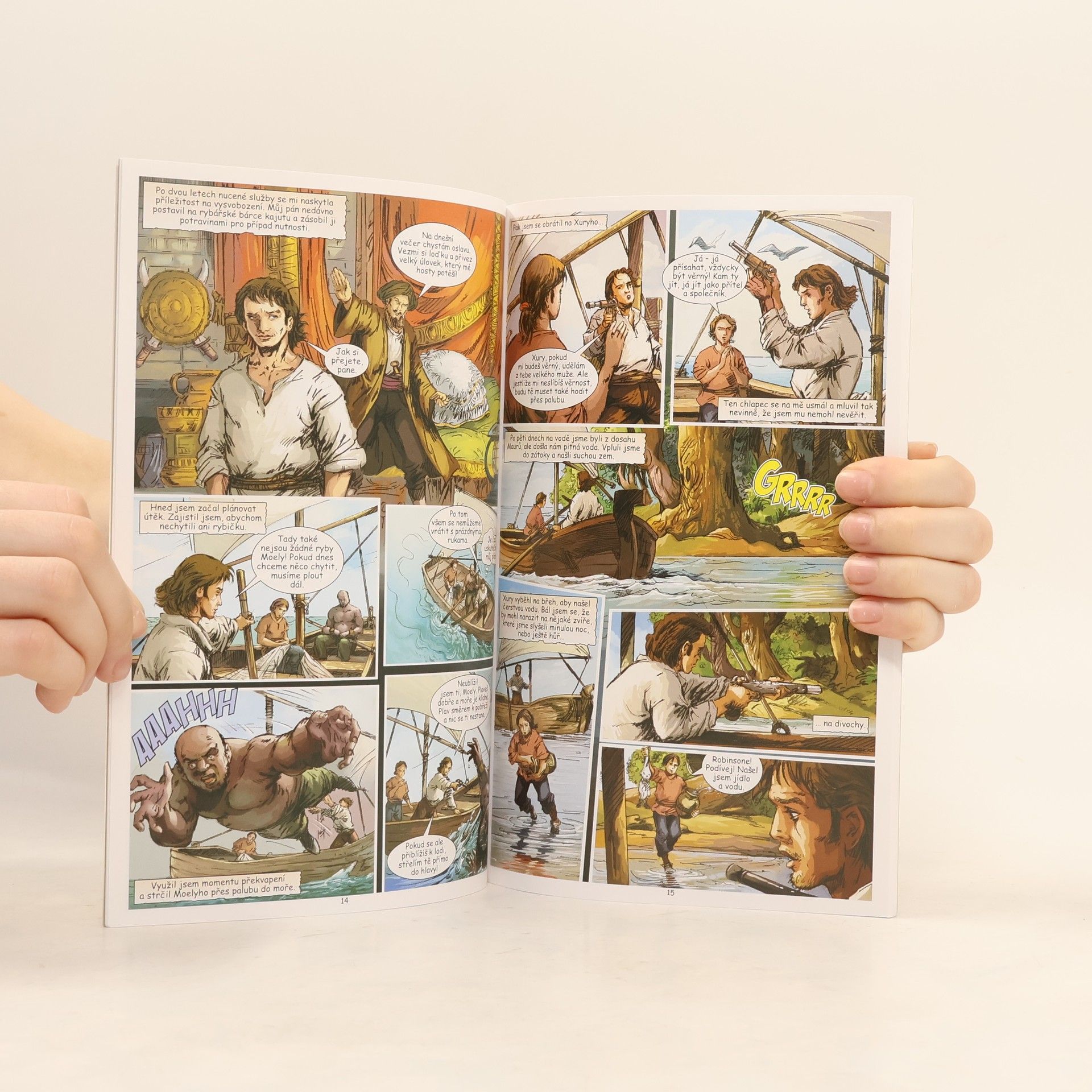 Dan Johnson Robinson Crusoe. Komiks